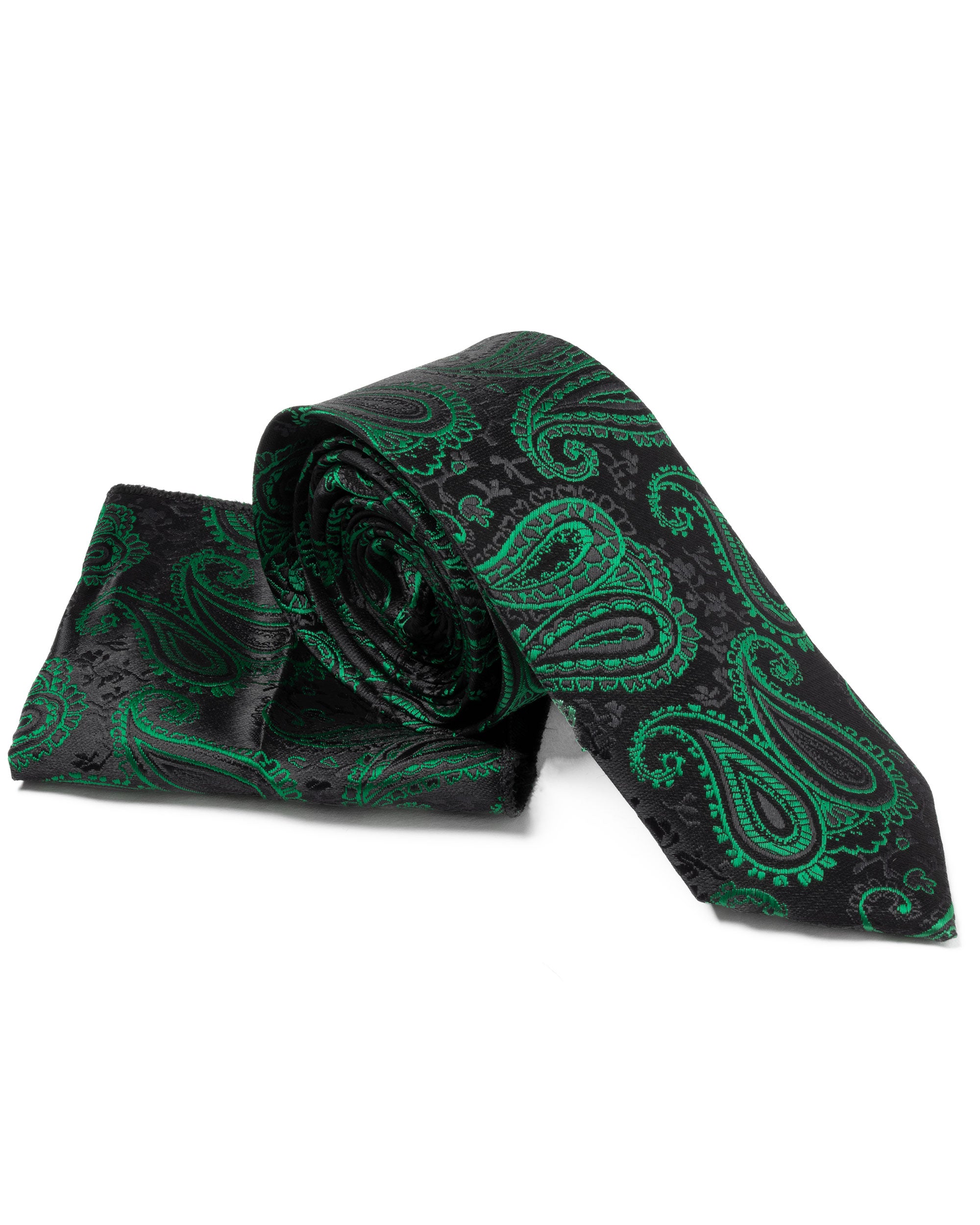 Cravattino Uomo Unisex Cravatta Pala Media Elegante Cerimonia Casual Fantasia Damascata Jacquard Nero GIOSAL-CP1148A
