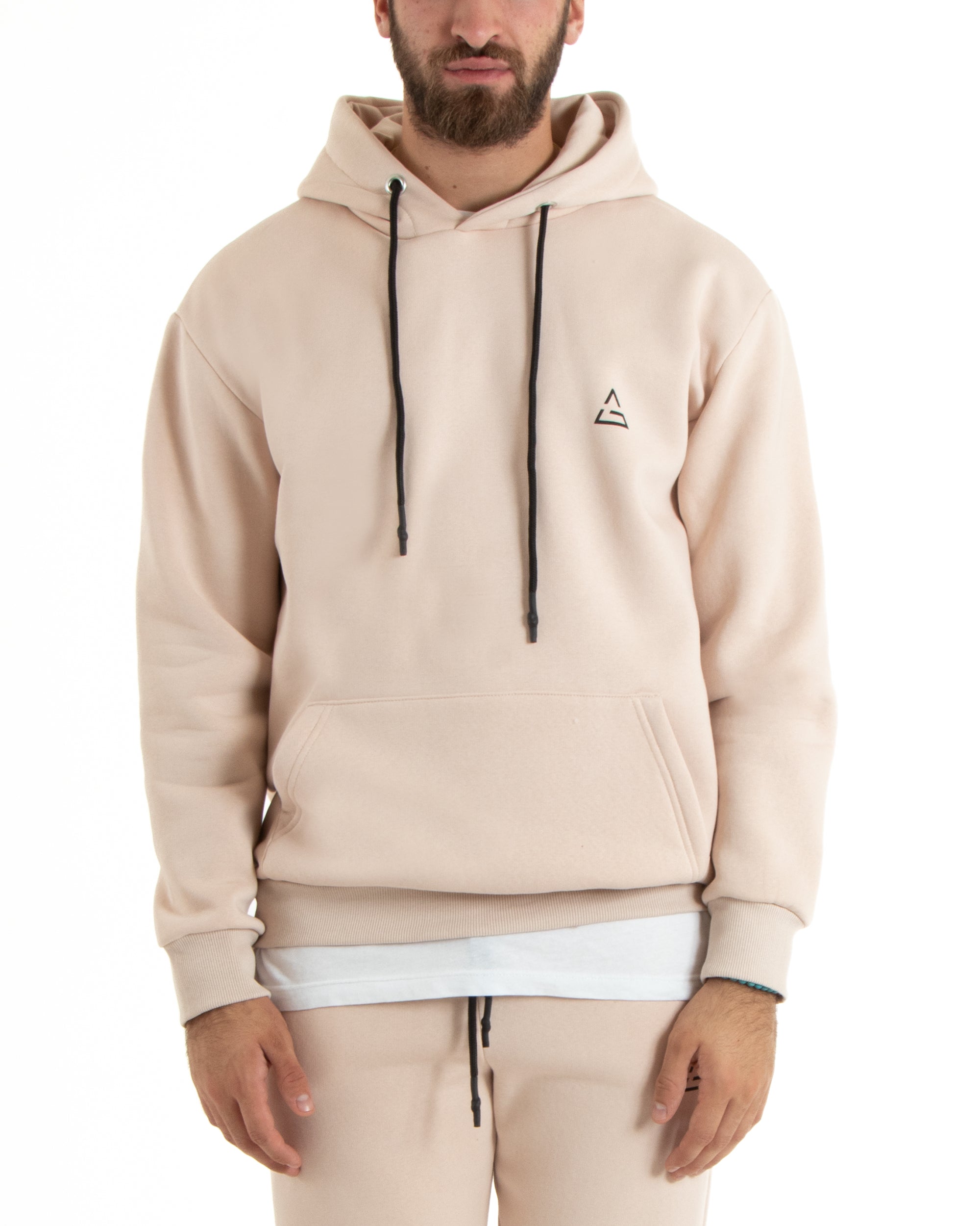 SUN 68 - FELPA FULL ZIP CON CAPPUCCIO BASIC - 050073201_07 - BLU - Foto 10