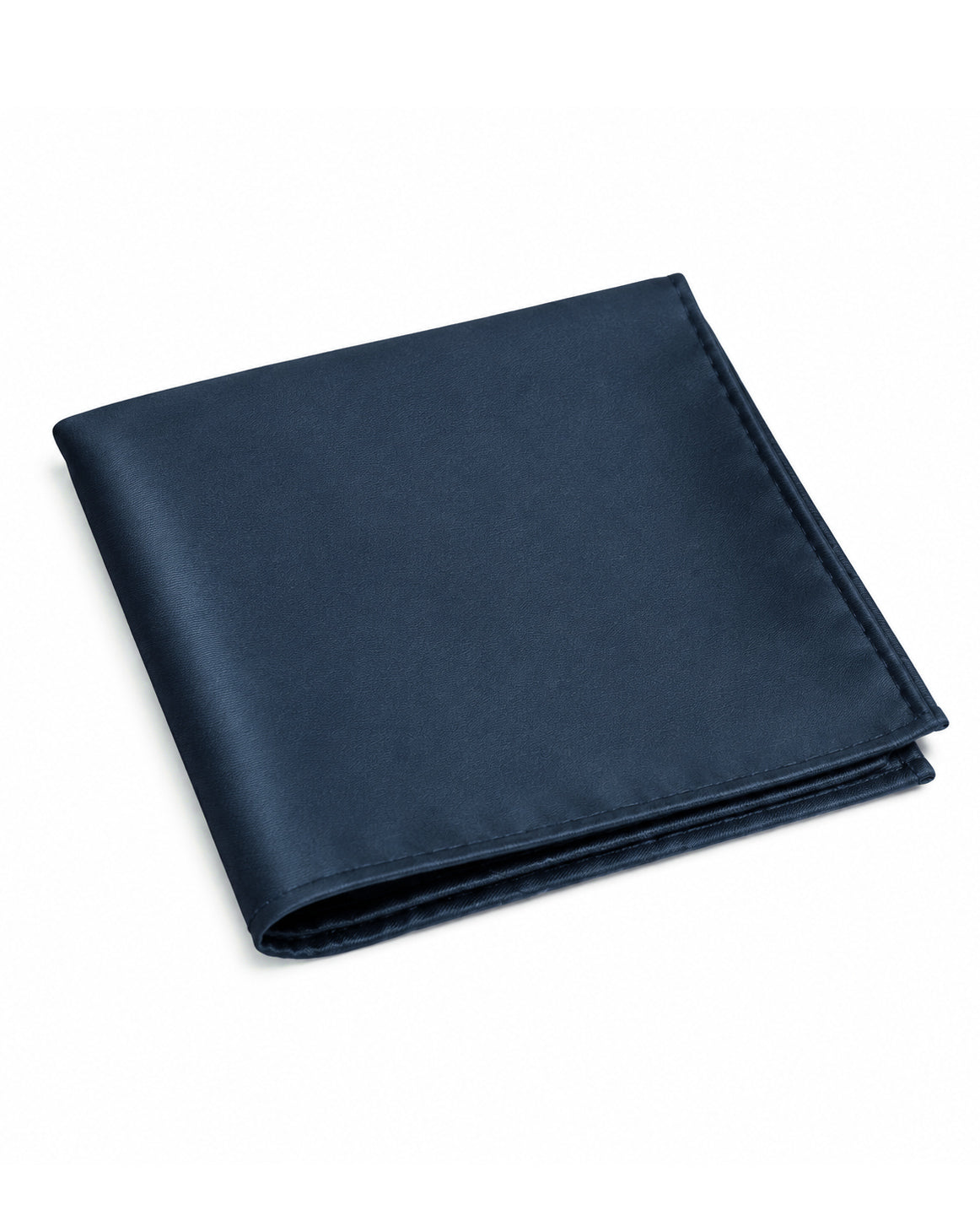 Pochette da taschino uomo unisex fazzoletto satinato tinta unita blu GIOSAL-FZ1002A