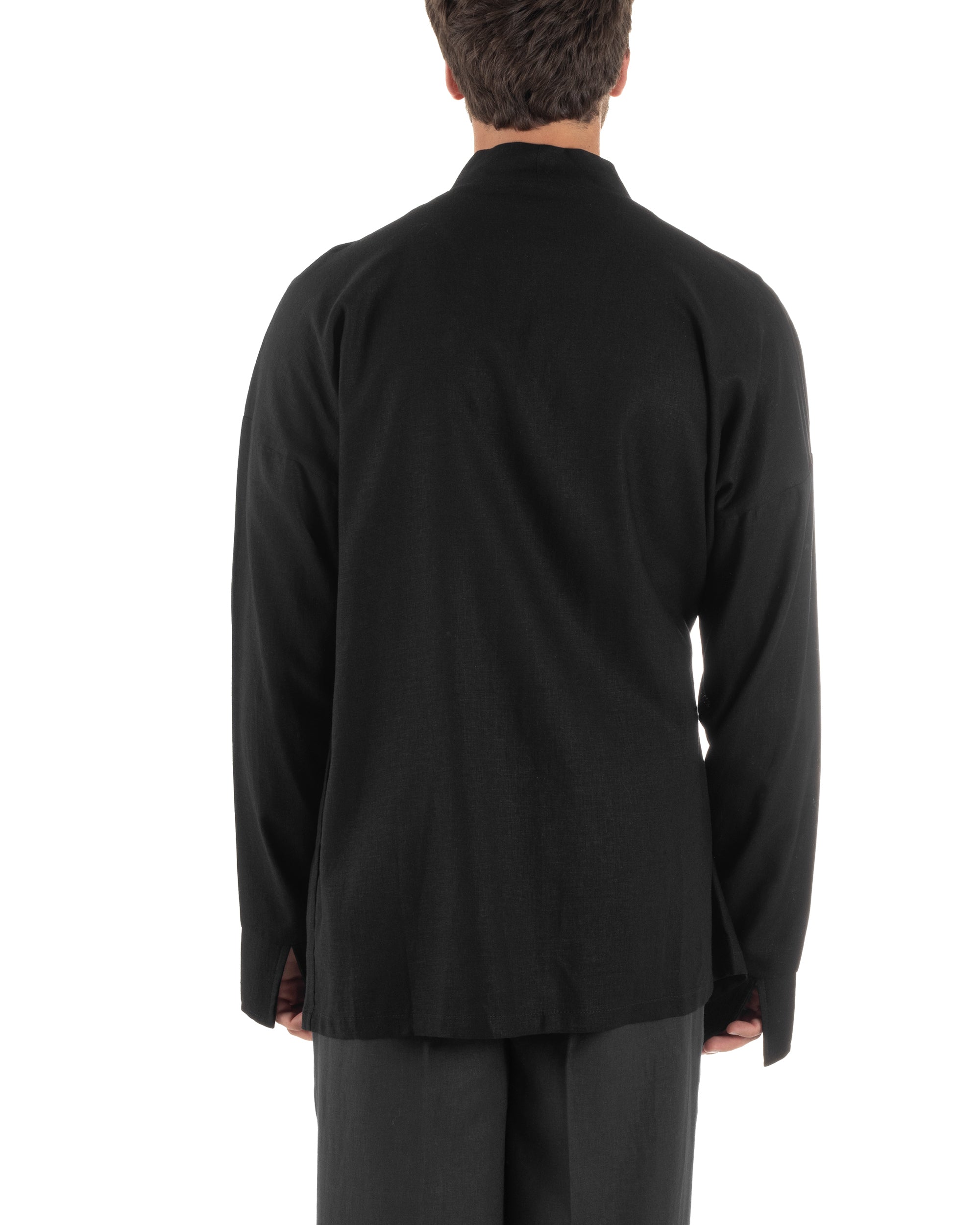 Giacca Kimono Lino Relaxed Fit G3314A