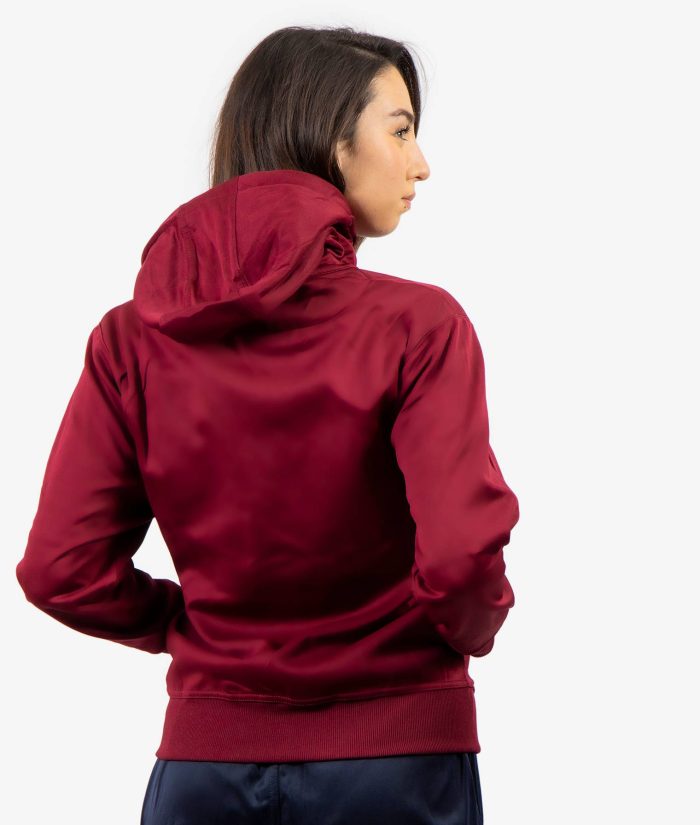 FELPA FULL ZIP 500 GIVOVA GRANATA Micropile Unisex Felpa Con Cappuccio Con Zip Da Ginnastica Sportiva GIOSAL