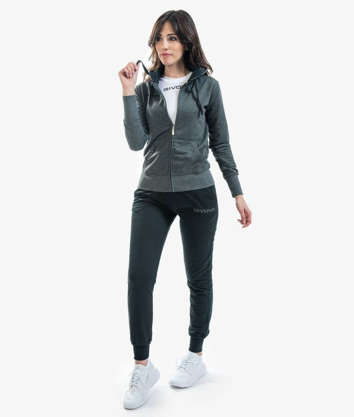 Tuta Sportiva Tuta Grigia Femminile Tuta GIVOVA KING DONNA GRIGIO