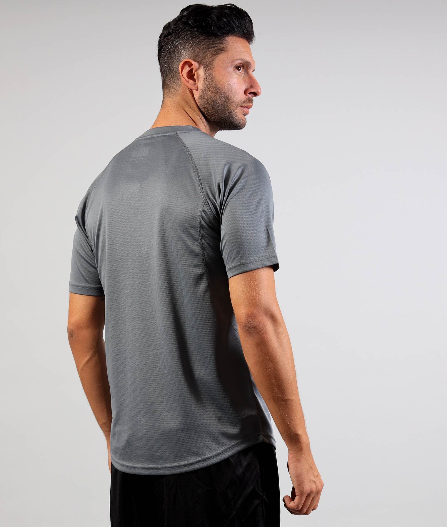 T-shirt GIVOVA ONE MICROFORATA GRIGIO SCURO Mesh Unisex Maglia Sportiva Comoda Tinta Unita GIOSAL