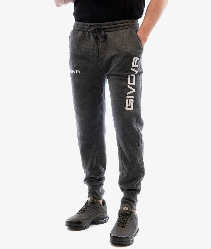 MOON WINTER PANTS GIVOVA DARK GREY Unisex Winter Sweatshirt Drawstring Pants Comfortable Warm Sports GIOSAL