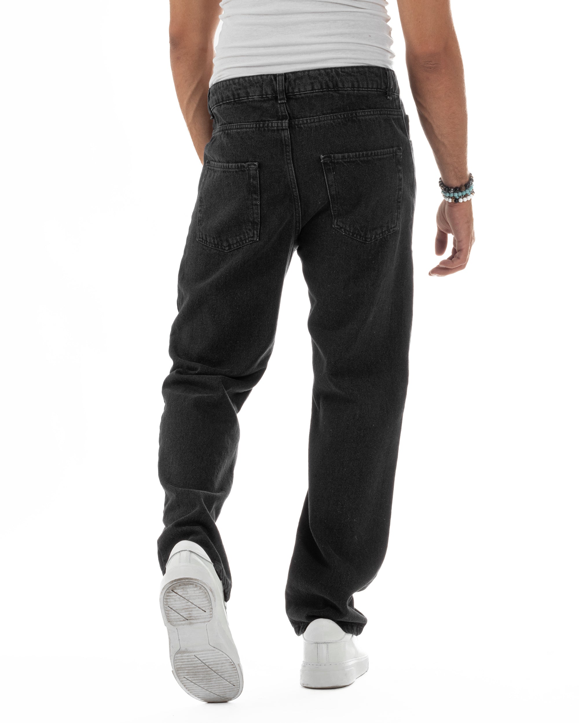 Jeans Baggy Fit Basic Nero JS1123A
