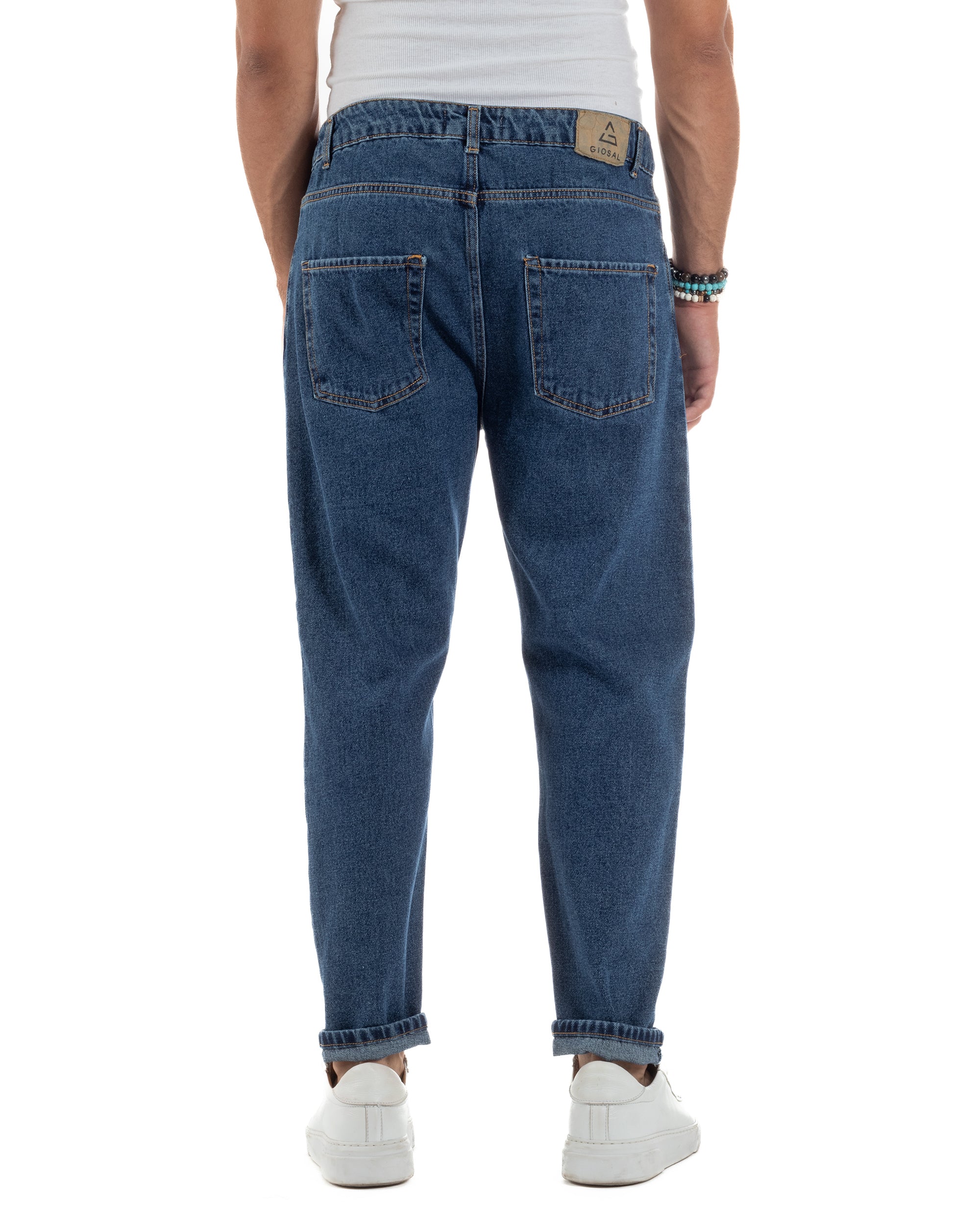 Jeans Regular Fit Rotture Basic Scuro JS1124A