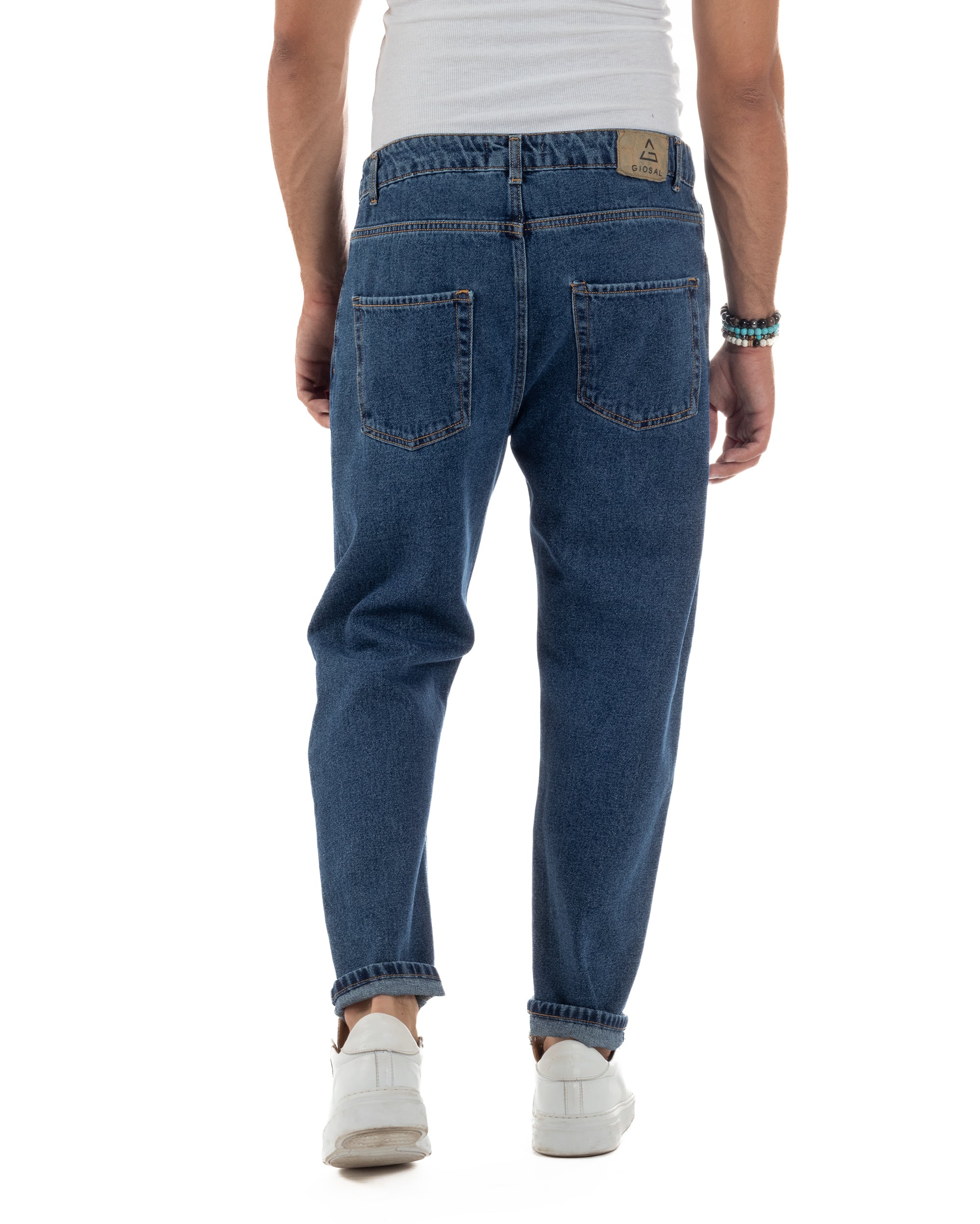 Jeans Regular Fit Rotture Basic Scuro JS1124A