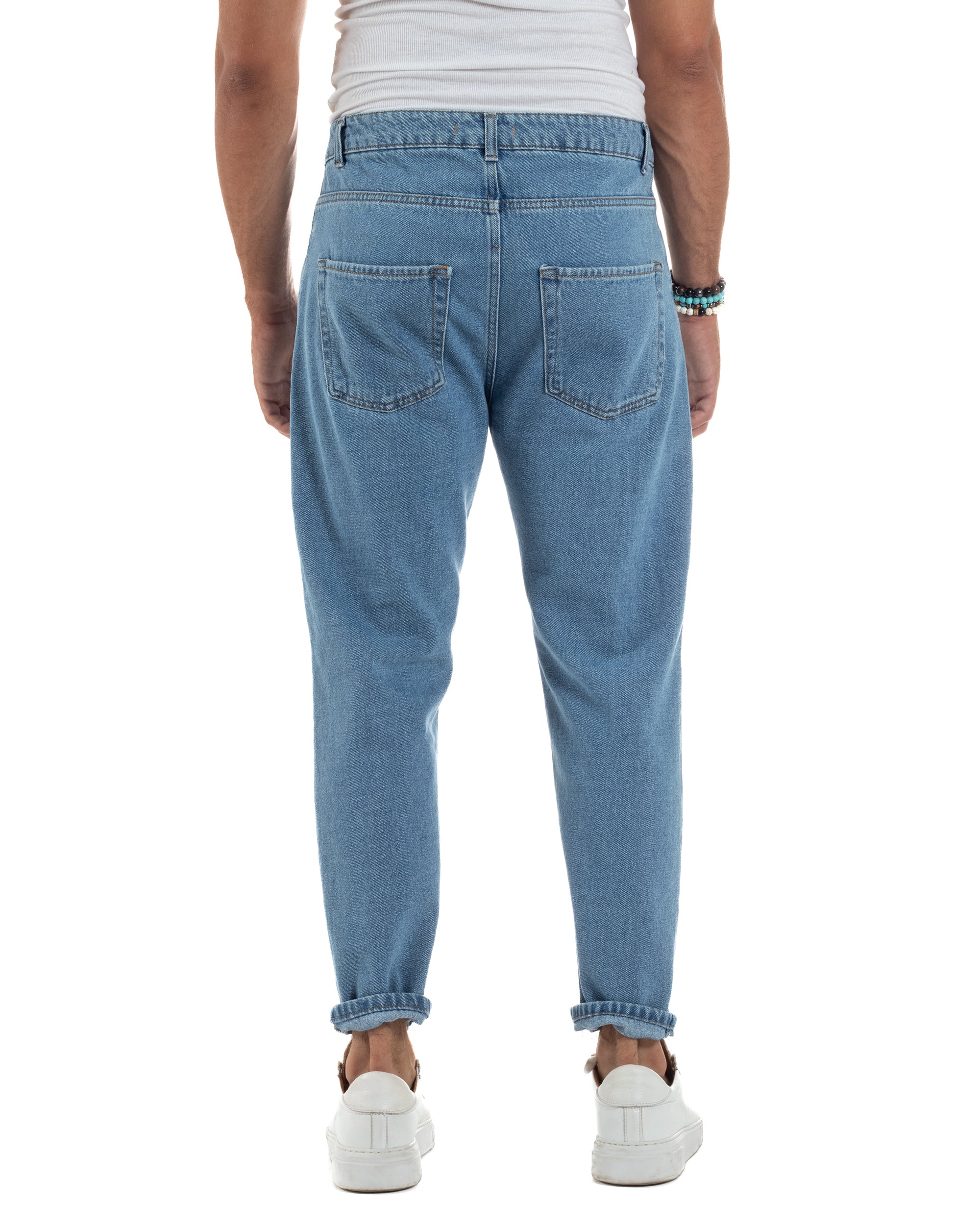 Jeans Regular Fit Rotture Basic Chiaro JS1126A