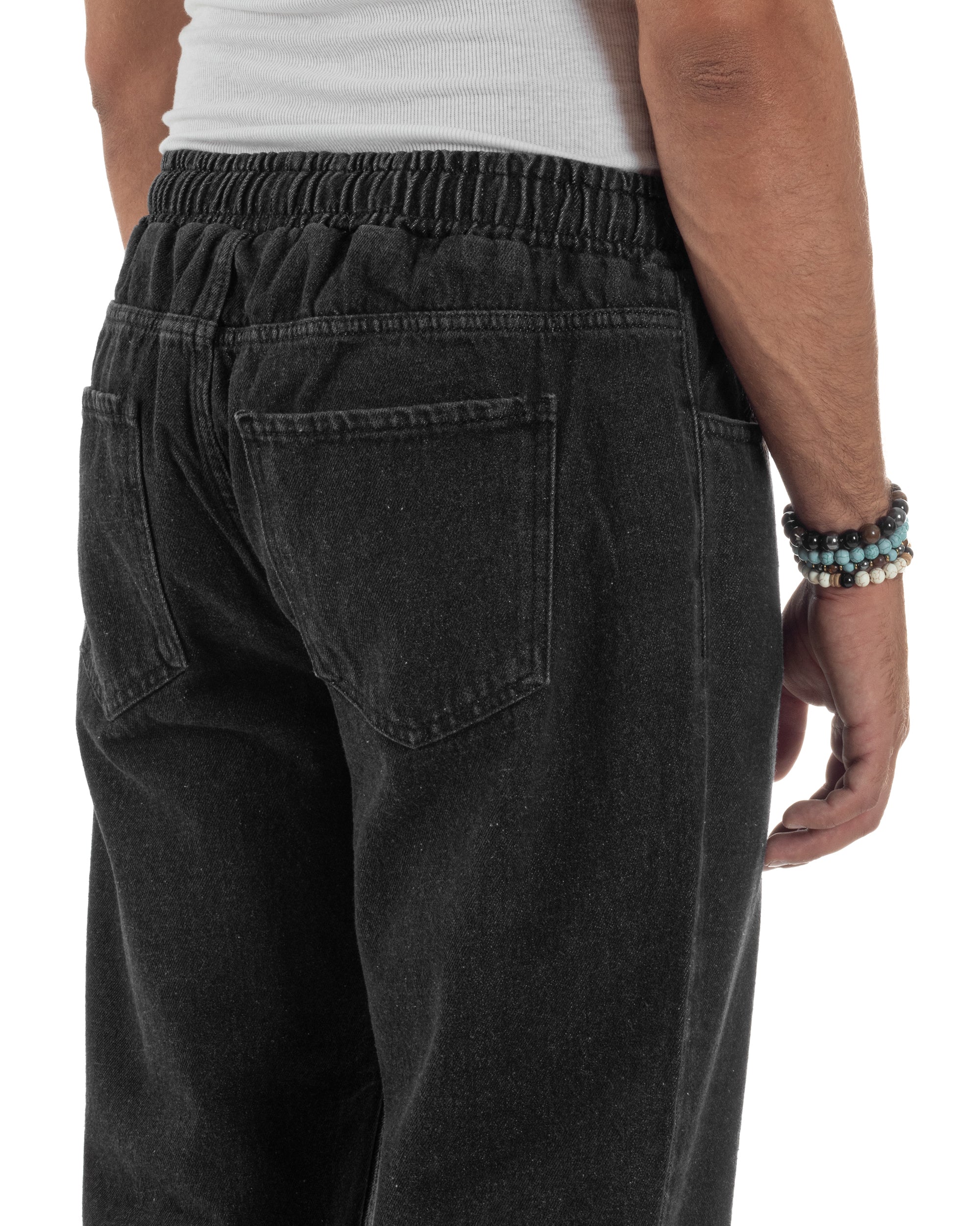 Jeans Jogger Basic Denim Taglio Ginocchio JS1132A