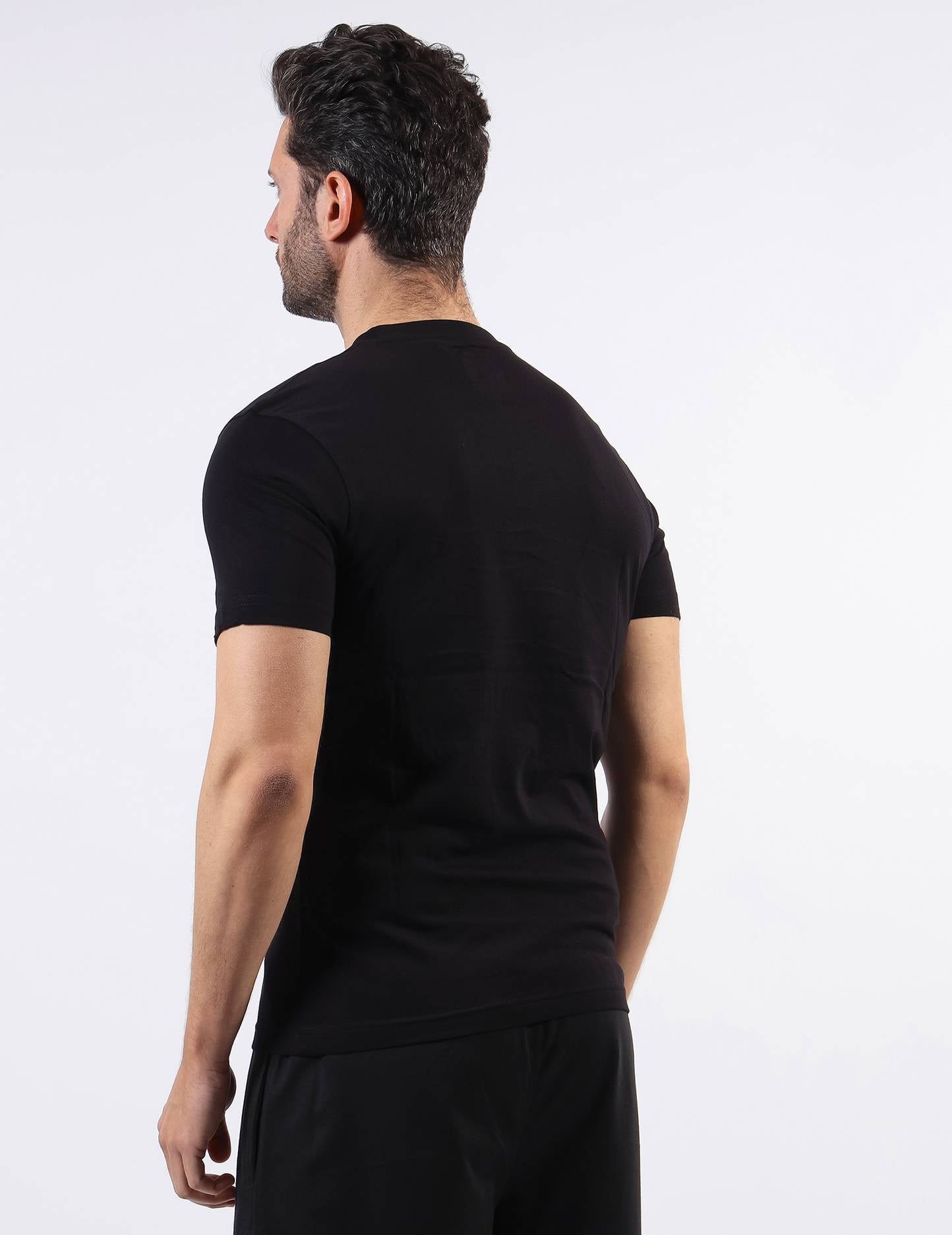 T-SHIRT COTONE FRESH GIVOVA NERO Unisex Maglia Mezze Maniche Comoda Sportiva Casual Tinta Unita GIOSAL