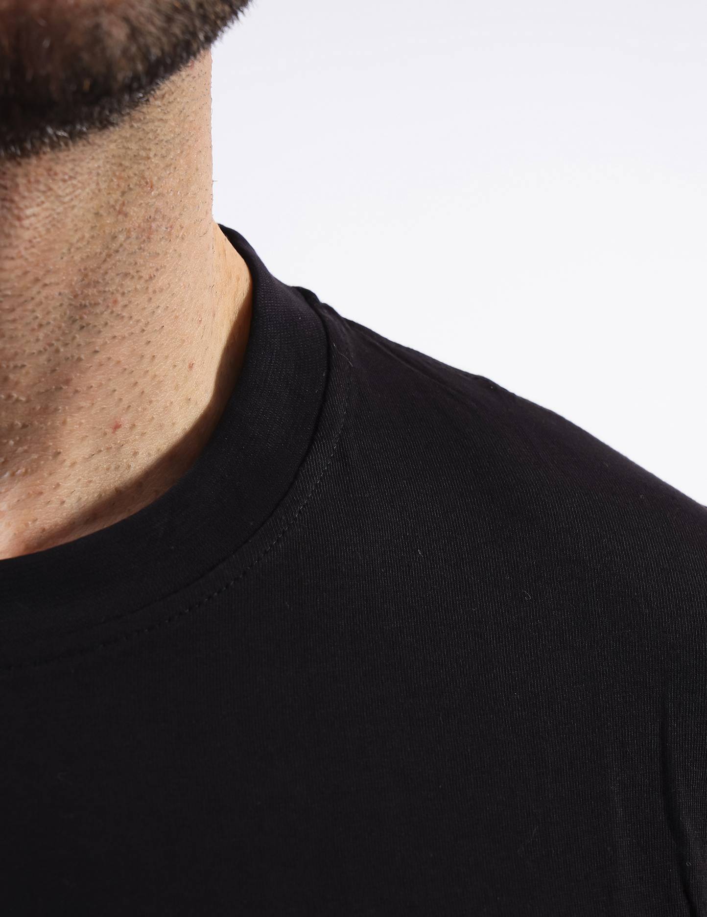 T-SHIRT COTONE FRESH GIVOVA NERO Unisex Maglia Mezze Maniche Comoda Sportiva Casual Tinta Unita GIOSAL