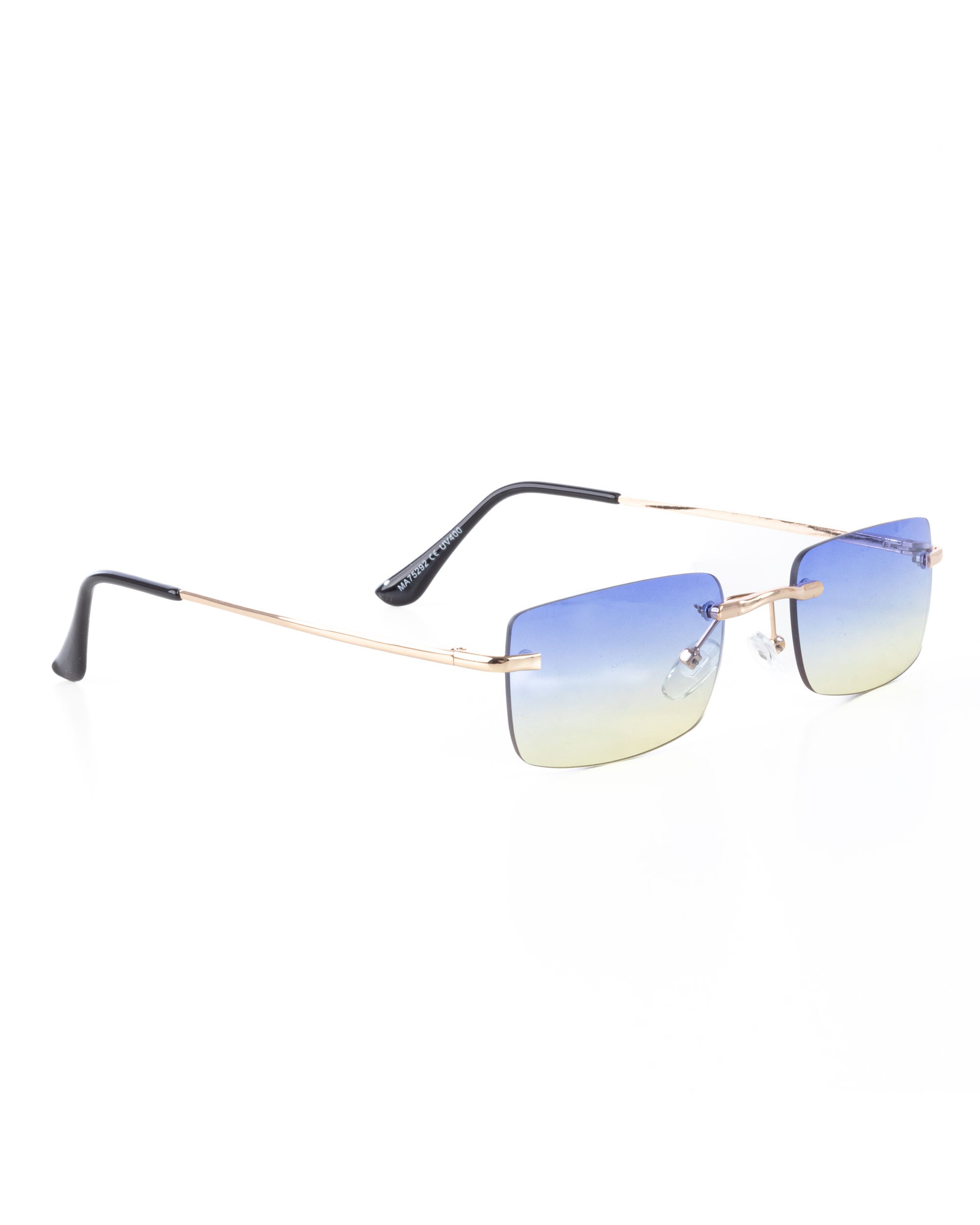 Occhiali da Sole Uomo Unisex Sunglasses Lenti Multicolore Squadrate Casual Sottili GIOSAL-OC1058A