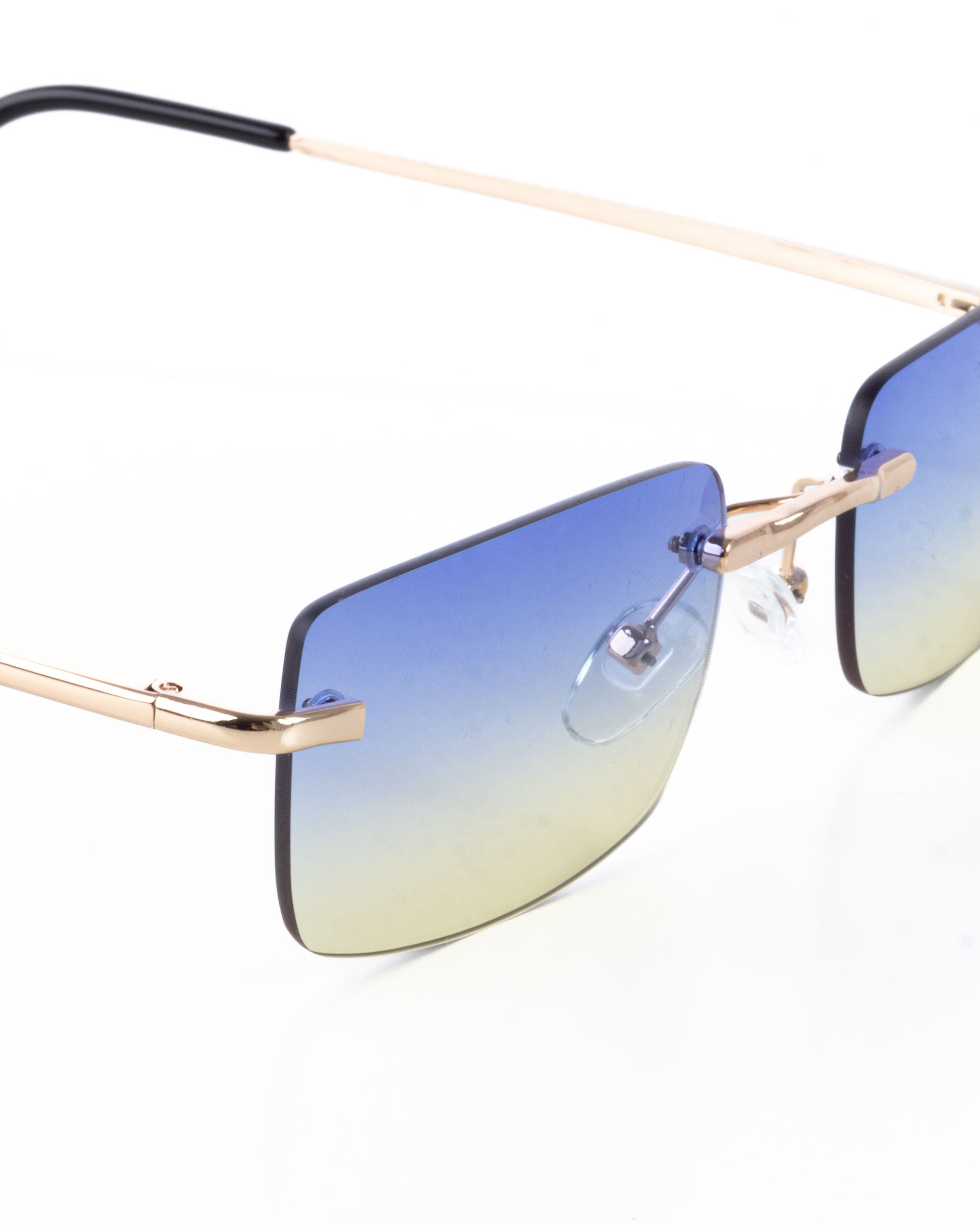 Occhiali da Sole Uomo Unisex Sunglasses Lenti Multicolore Squadrate Casual Sottili GIOSAL-OC1058A