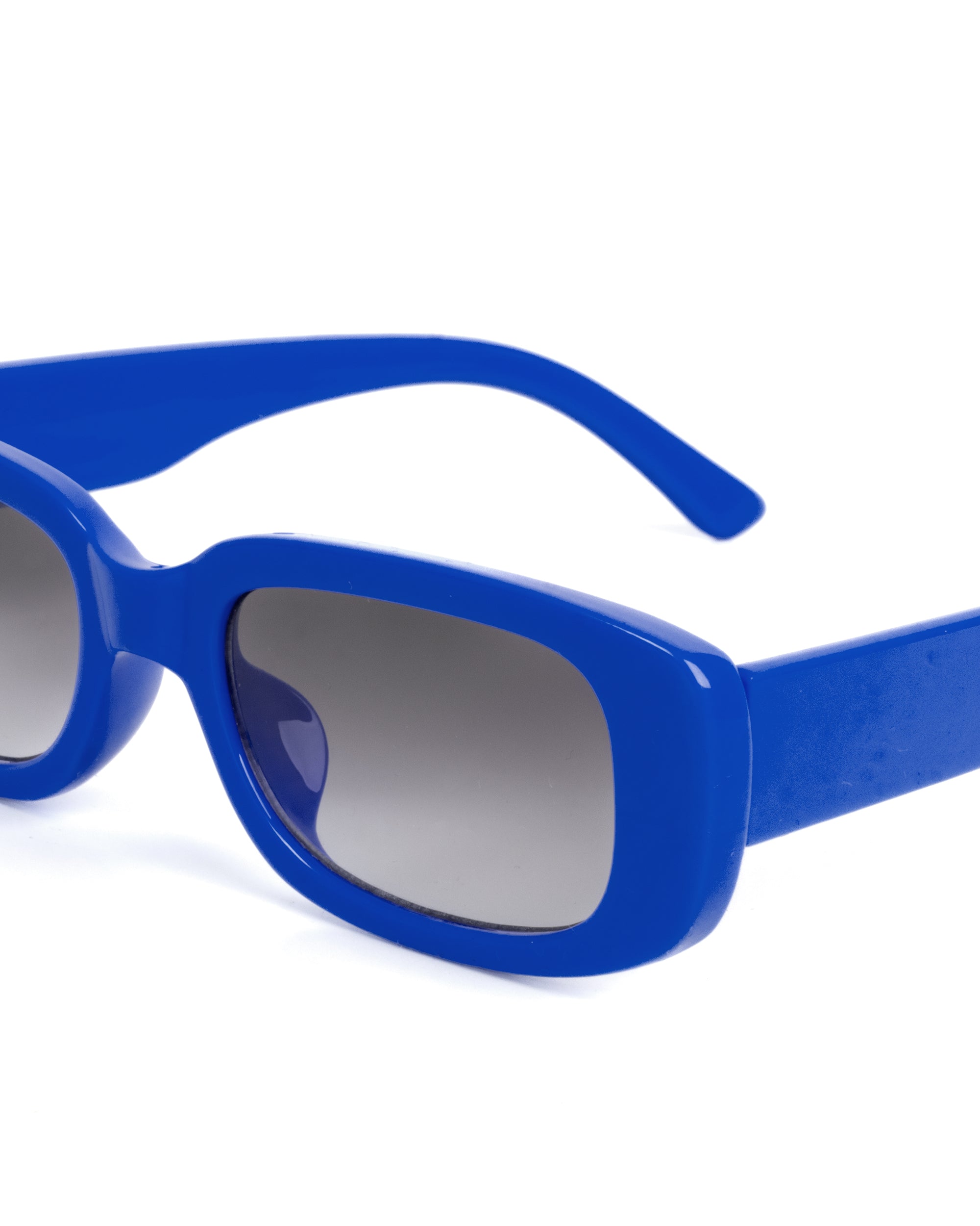 Occhiali da Sole Uomo Donna Unisex Casual Sunglasses Lenti Nero Squadrate Blu GIOSAL-OC1065A