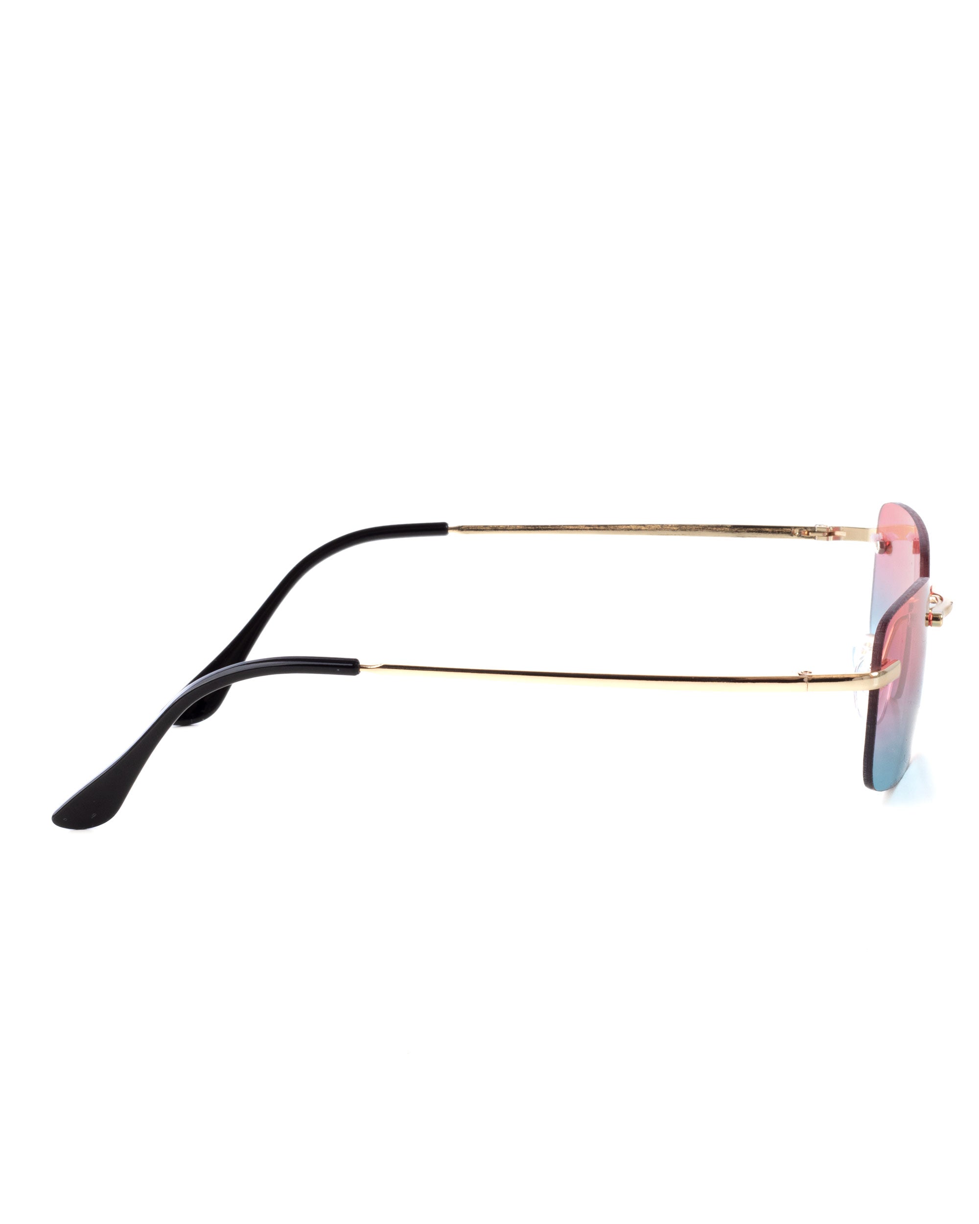 Occhiali da Sole Uomo Unisex Sunglasses Lenti Multicolore Squadrate Casual Sottili GIOSAL-OC1080A