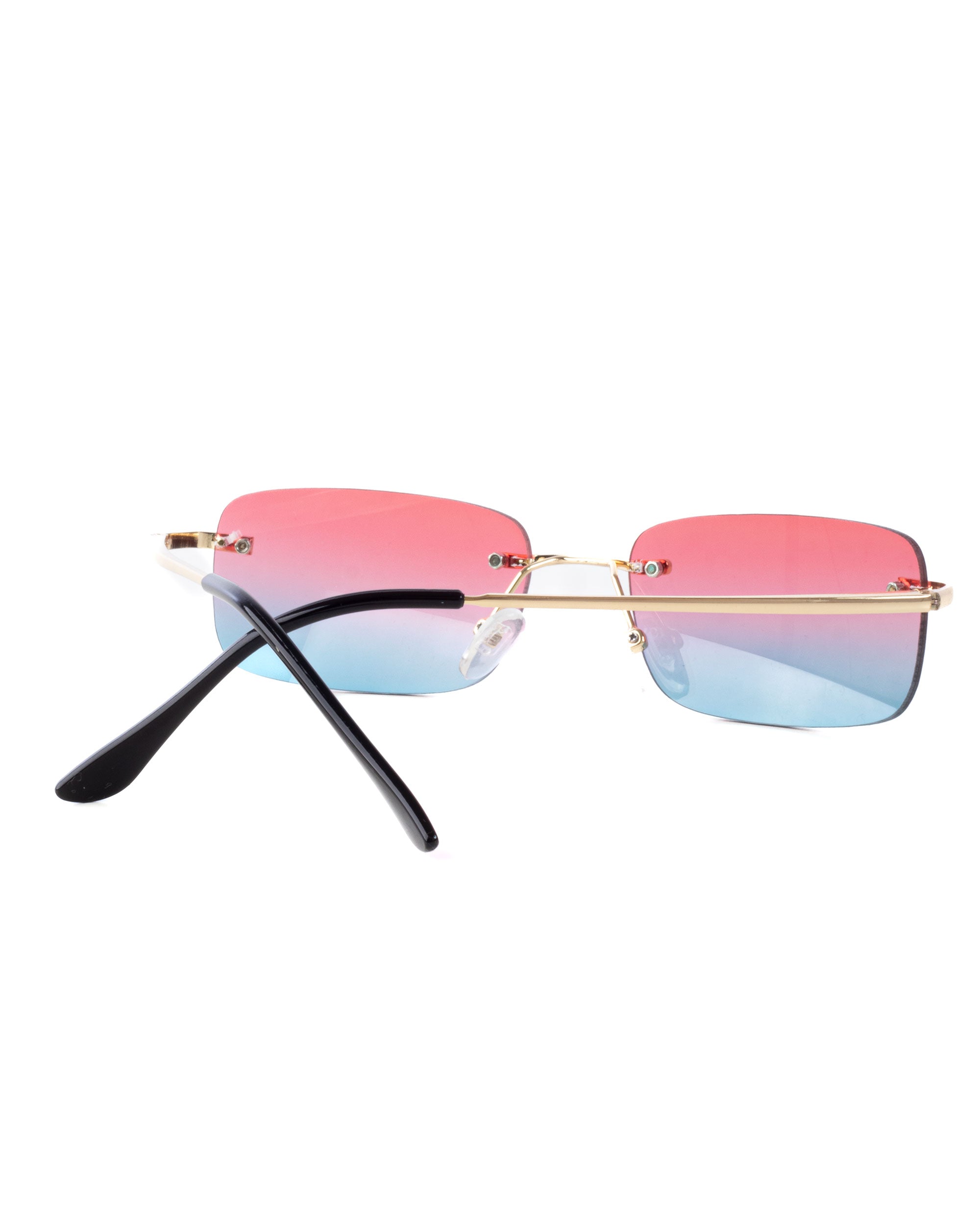 Occhiali da Sole Uomo Unisex Sunglasses Lenti Multicolore Squadrate Casual Sottili GIOSAL-OC1080A