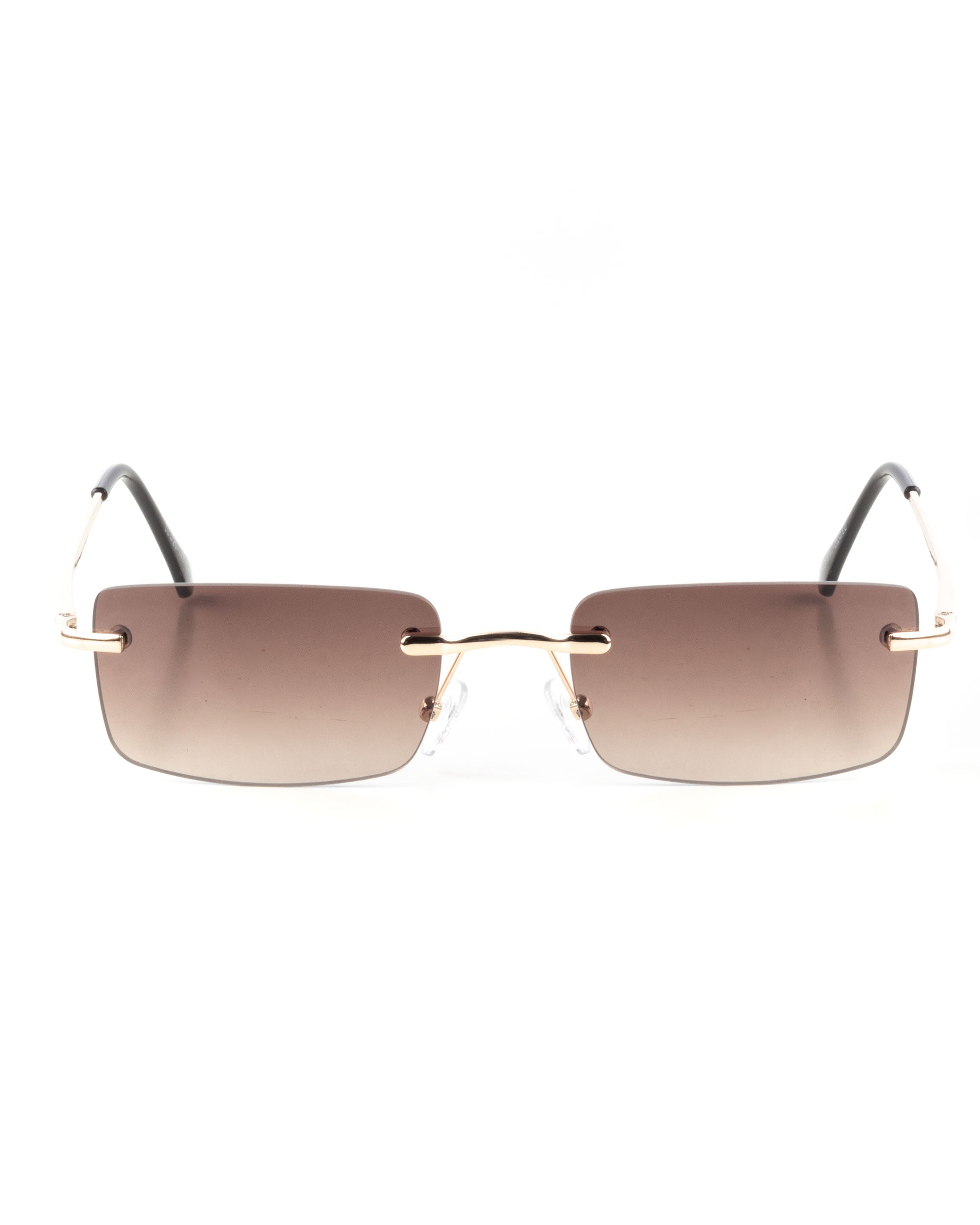 GIOSAL-OC1082A Unisex-Sonnenbrille, Herren, quadratische Gläser, lässig, schmal, braun