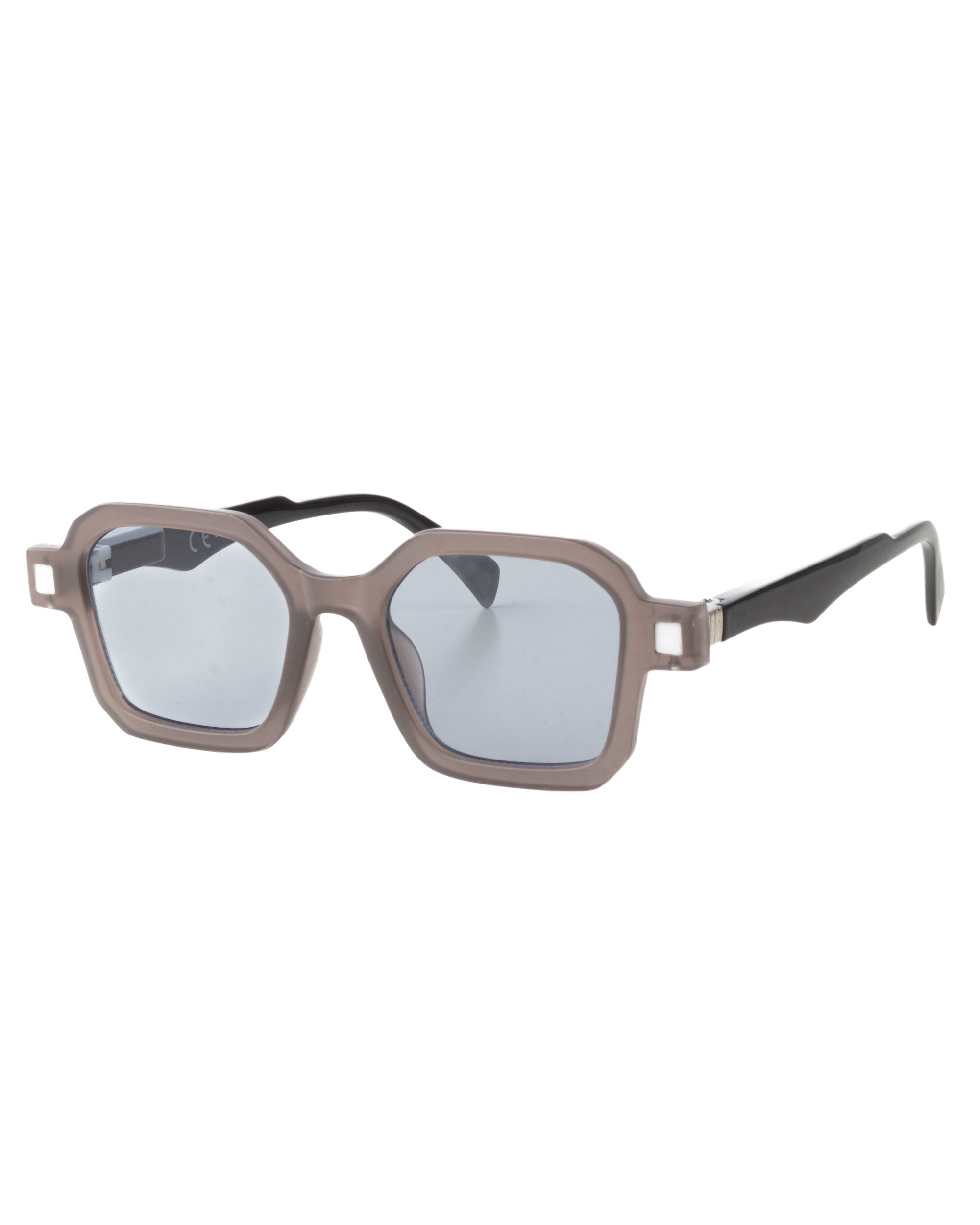 Occhiali da Sole Uomo Unisex Sunglasses Geometrici Squadrati Esclusivi Beige GIOSAL-OC1087A