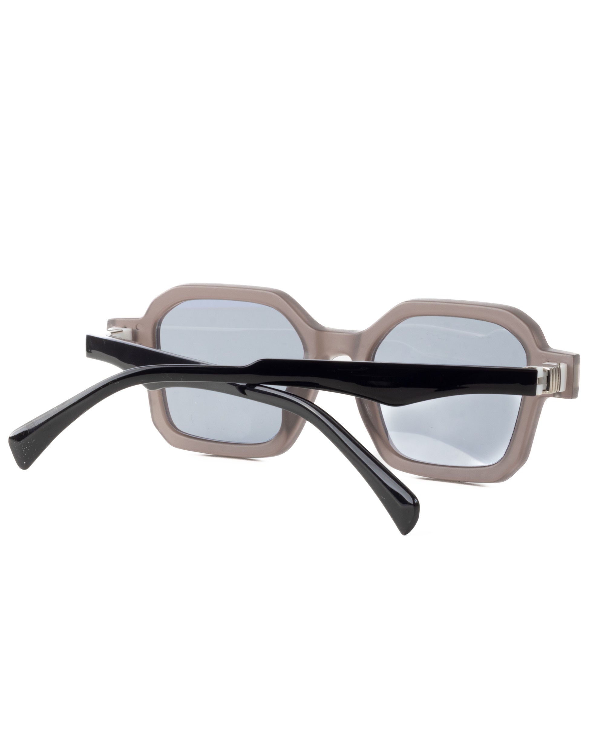 Occhiali da Sole Uomo Unisex Sunglasses Geometrici Squadrati Esclusivi Beige GIOSAL-OC1087A