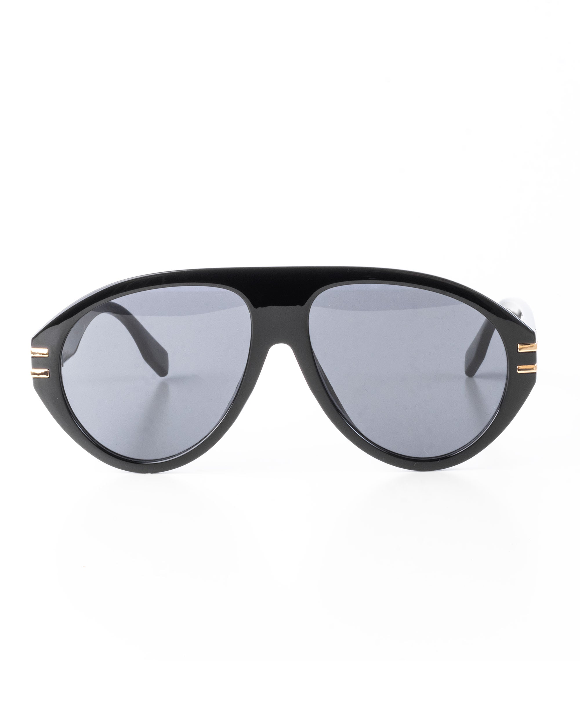Occhiali da Sole Uomo Unisex Sunglasses Ovali Ottagonali Nero GIOSAL-OC1089A