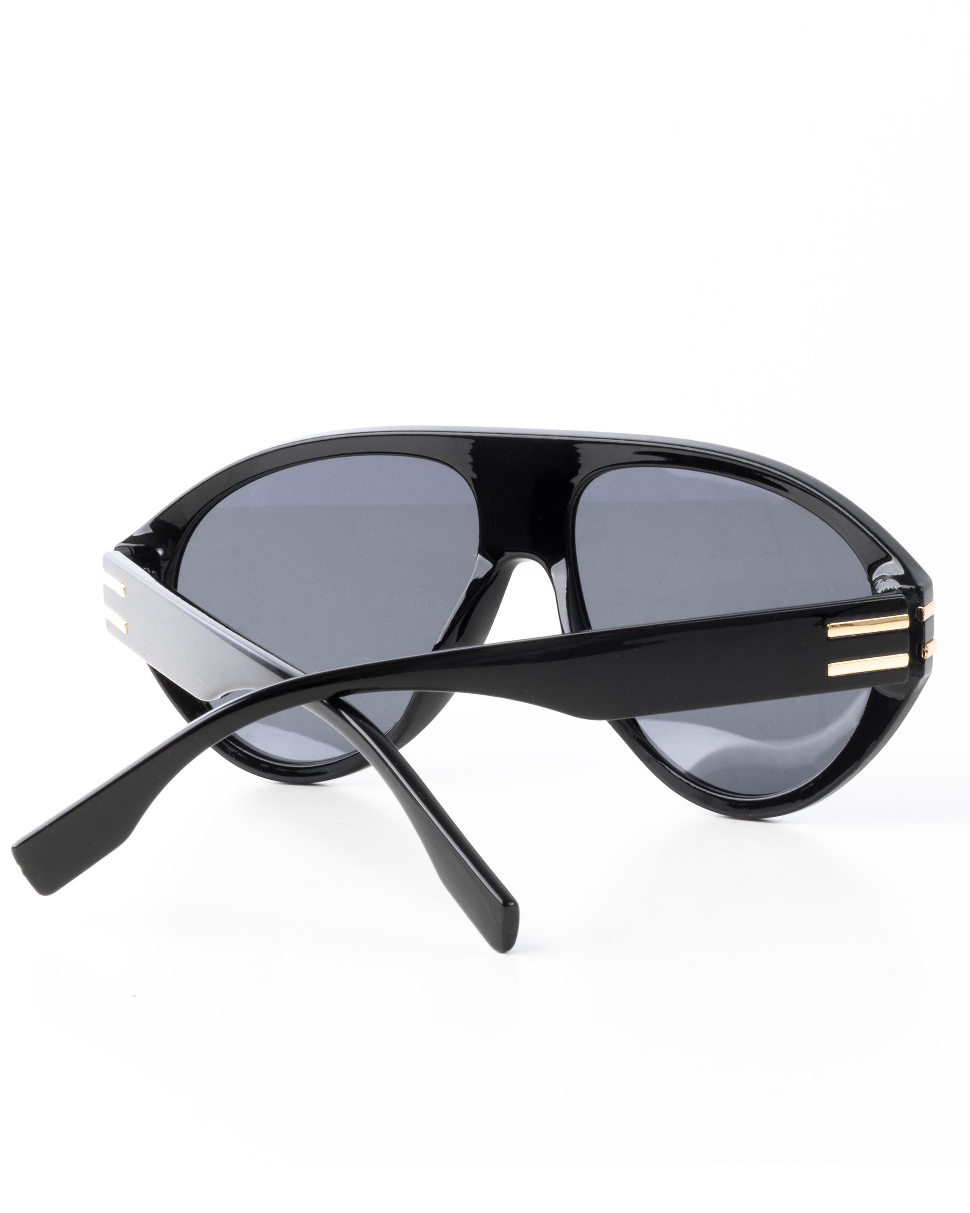 Occhiali da Sole Uomo Unisex Sunglasses Ovali Ottagonali Nero GIOSAL-OC1089A