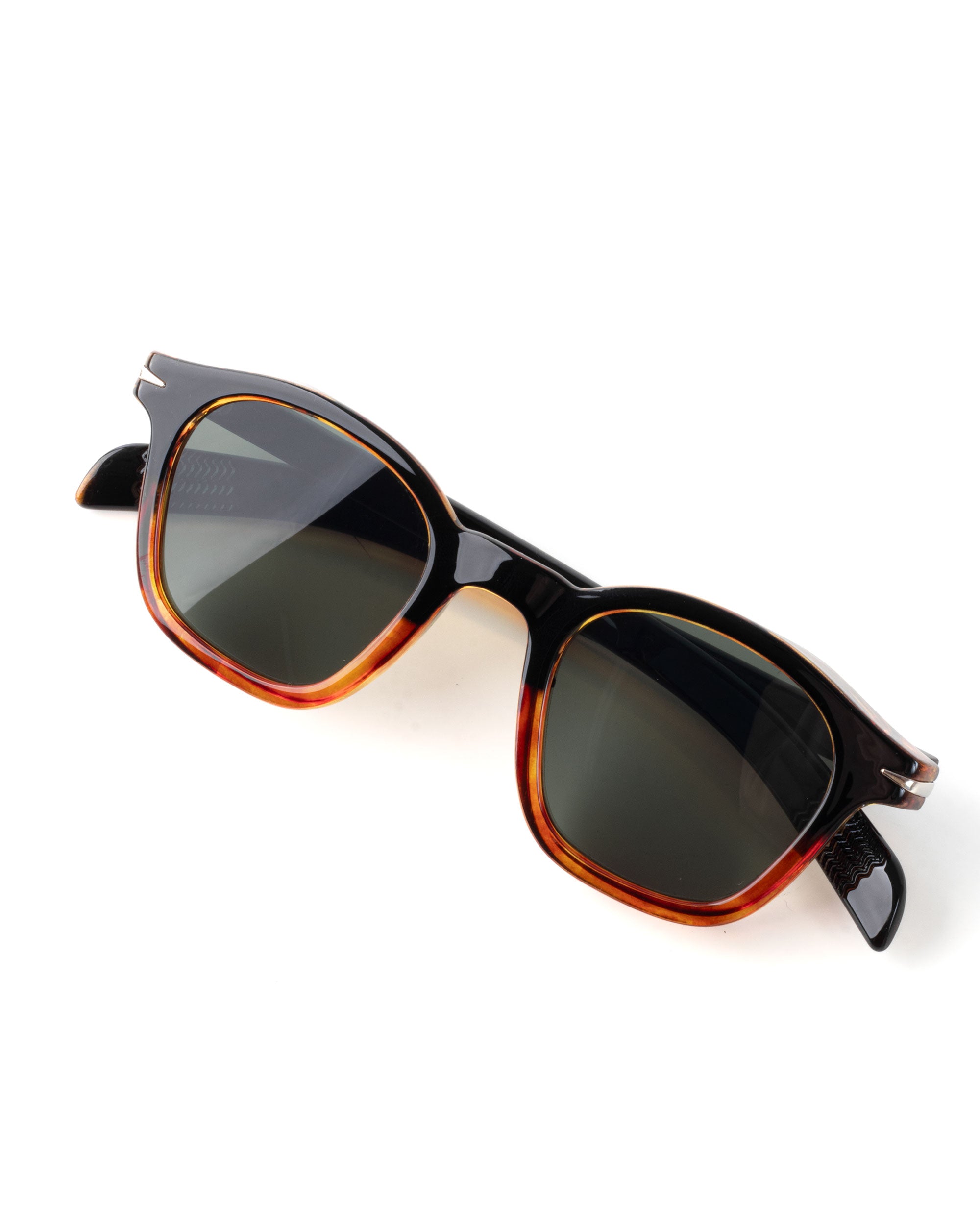 Occhiali da Sole Uomo Unisex Sunglasses Ovali Classici Moderni Bicolore Nero GIOSAL-OC1092A