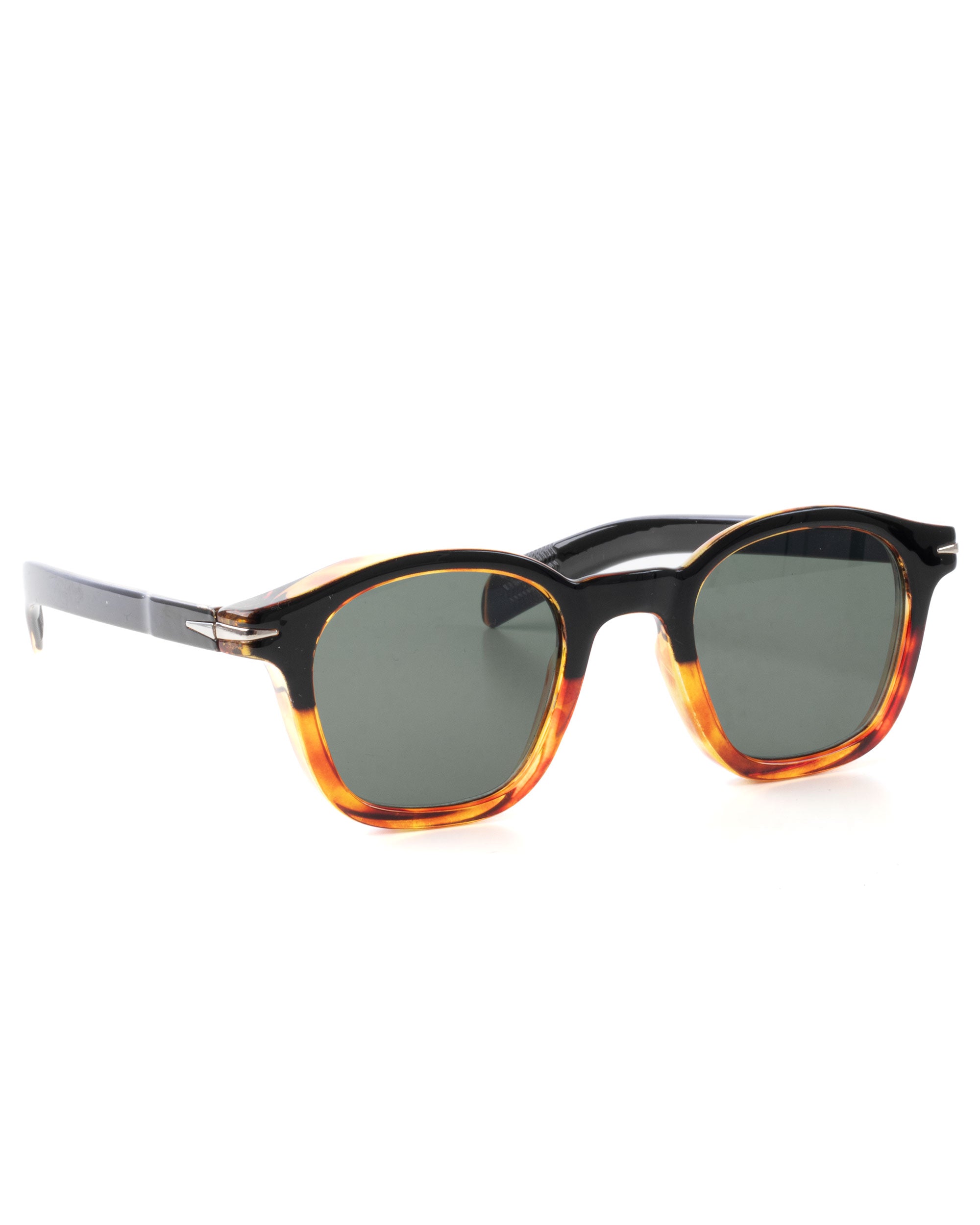 Occhiali da Sole Uomo Unisex Sunglasses Ovali Classici Moderni Bicolore Nero GIOSAL-OC1092A