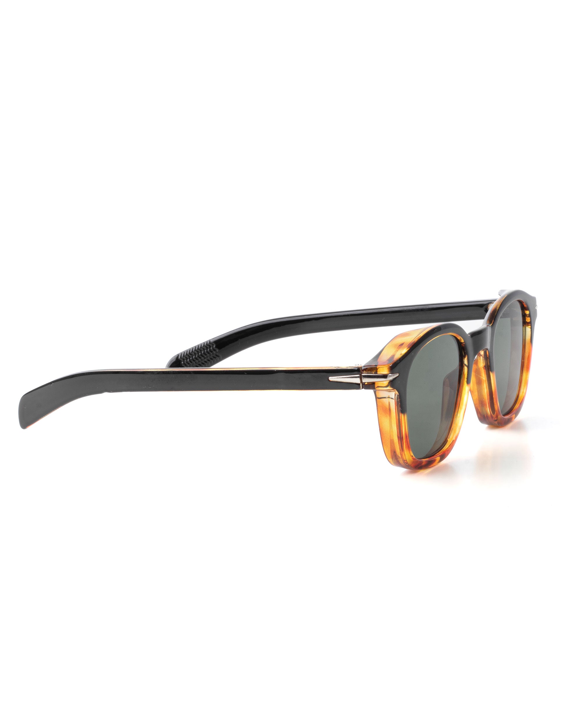 Occhiali da Sole Uomo Unisex Sunglasses Ovali Classici Moderni Bicolore Nero GIOSAL-OC1092A
