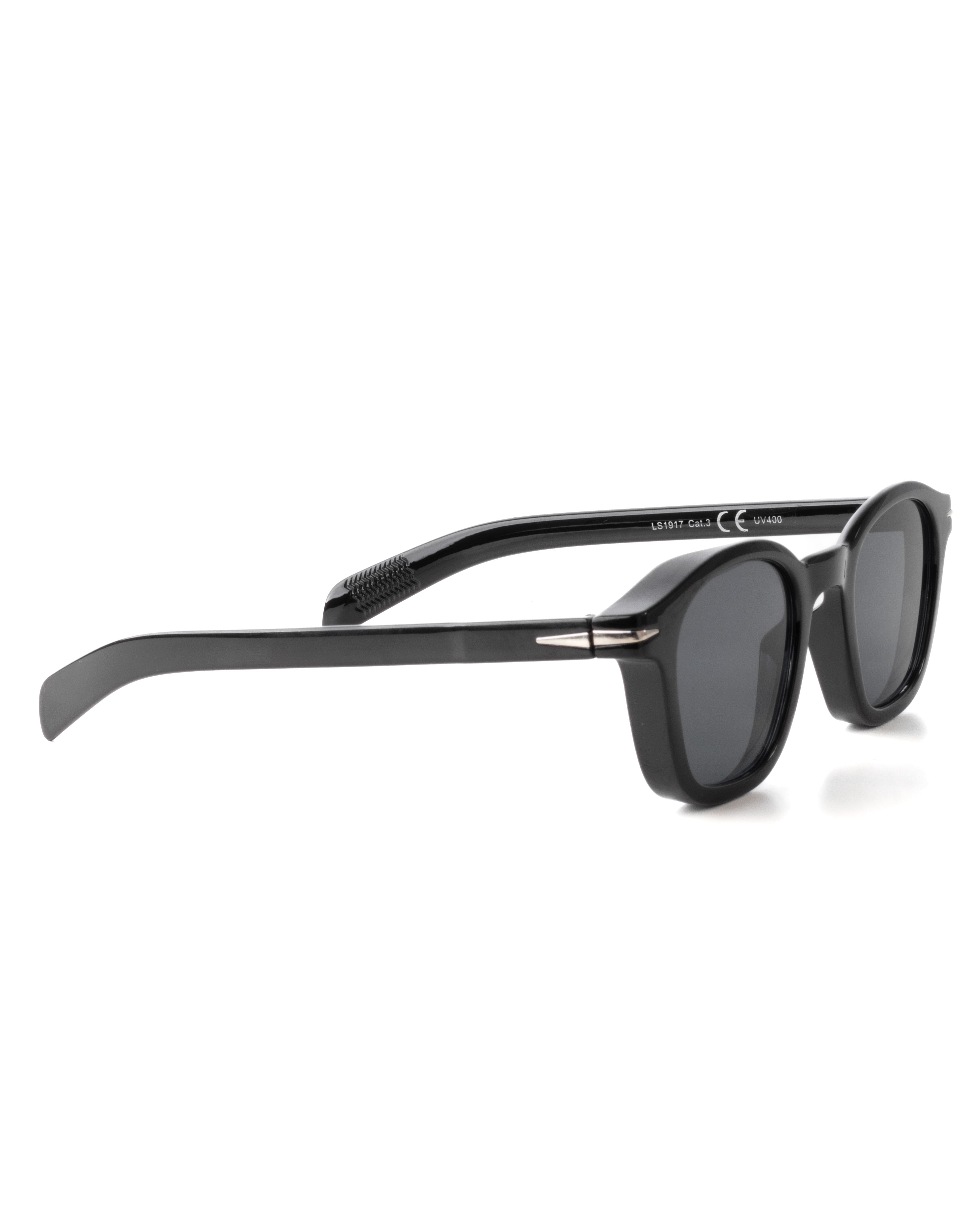 Occhiali da Sole Uomo Unisex Sunglasses Ovali Classici Moderni Nero GIOSAL-OC1093A