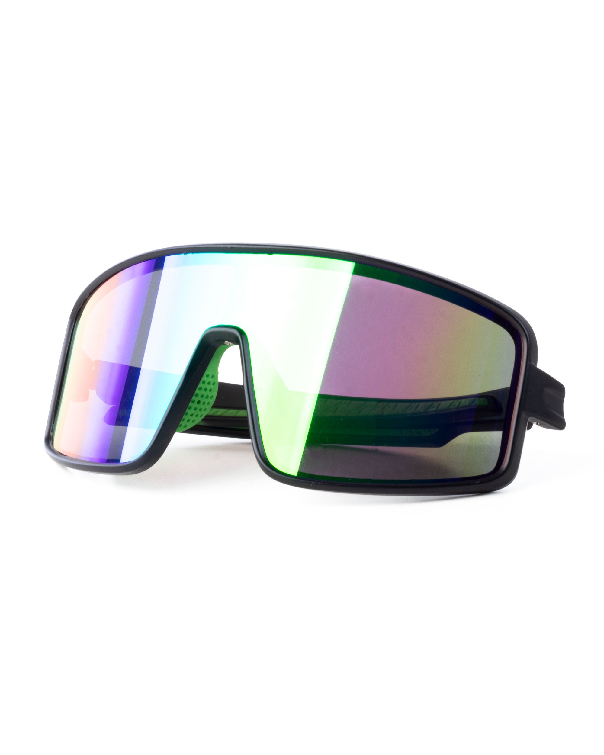 Occhiali da Sole Over A Maschera Casual Sunglasses Lenti Multicolore Nero Unisex Uomo Donna GIOSAL-OC1097A