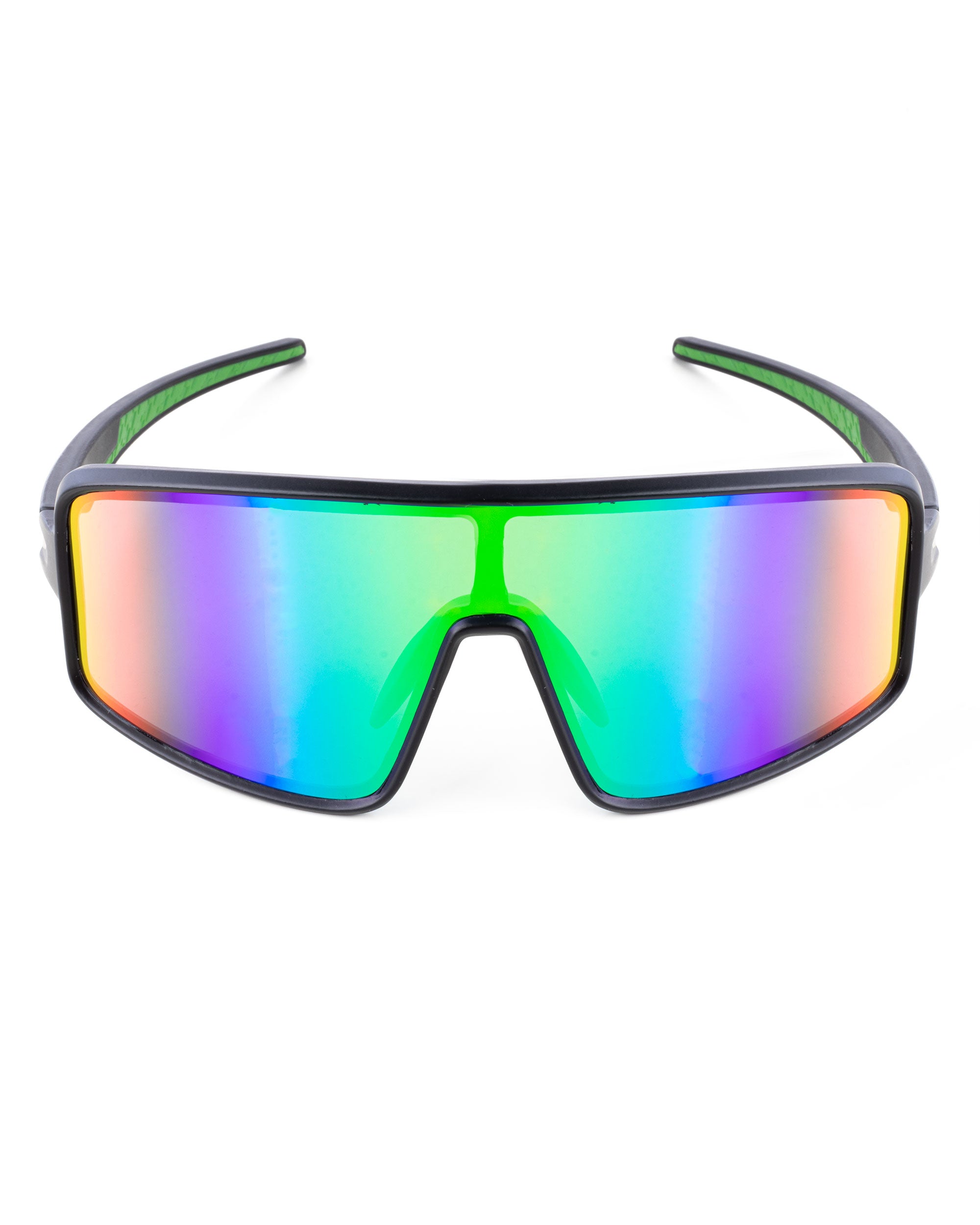 Occhiali da Sole Over A Maschera Casual Sunglasses Lenti Multicolore Nero Unisex Uomo Donna GIOSAL-OC1097A