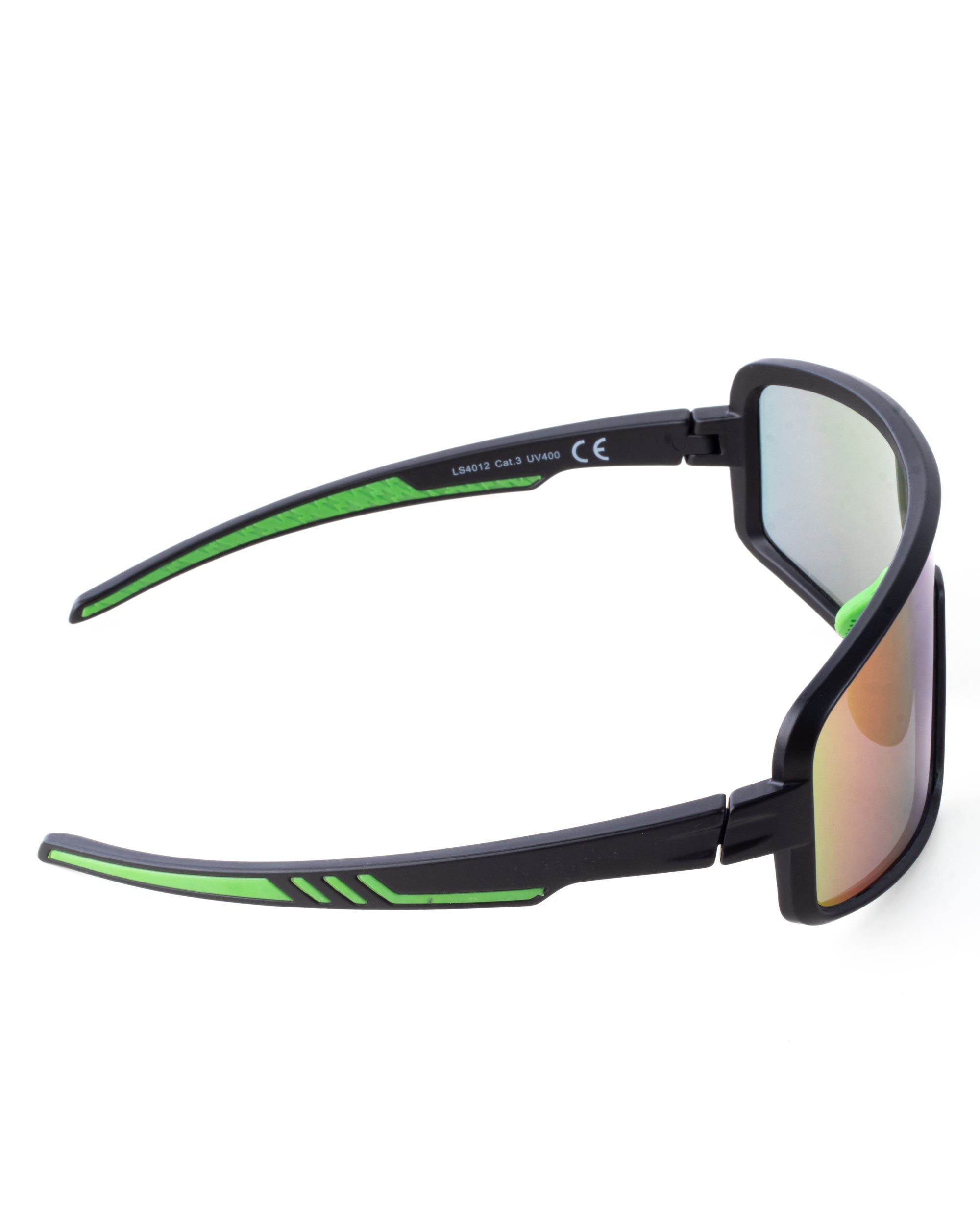 Occhiali da Sole Over A Maschera Casual Sunglasses Lenti Multicolore Nero Unisex Uomo Donna GIOSAL-OC1097A