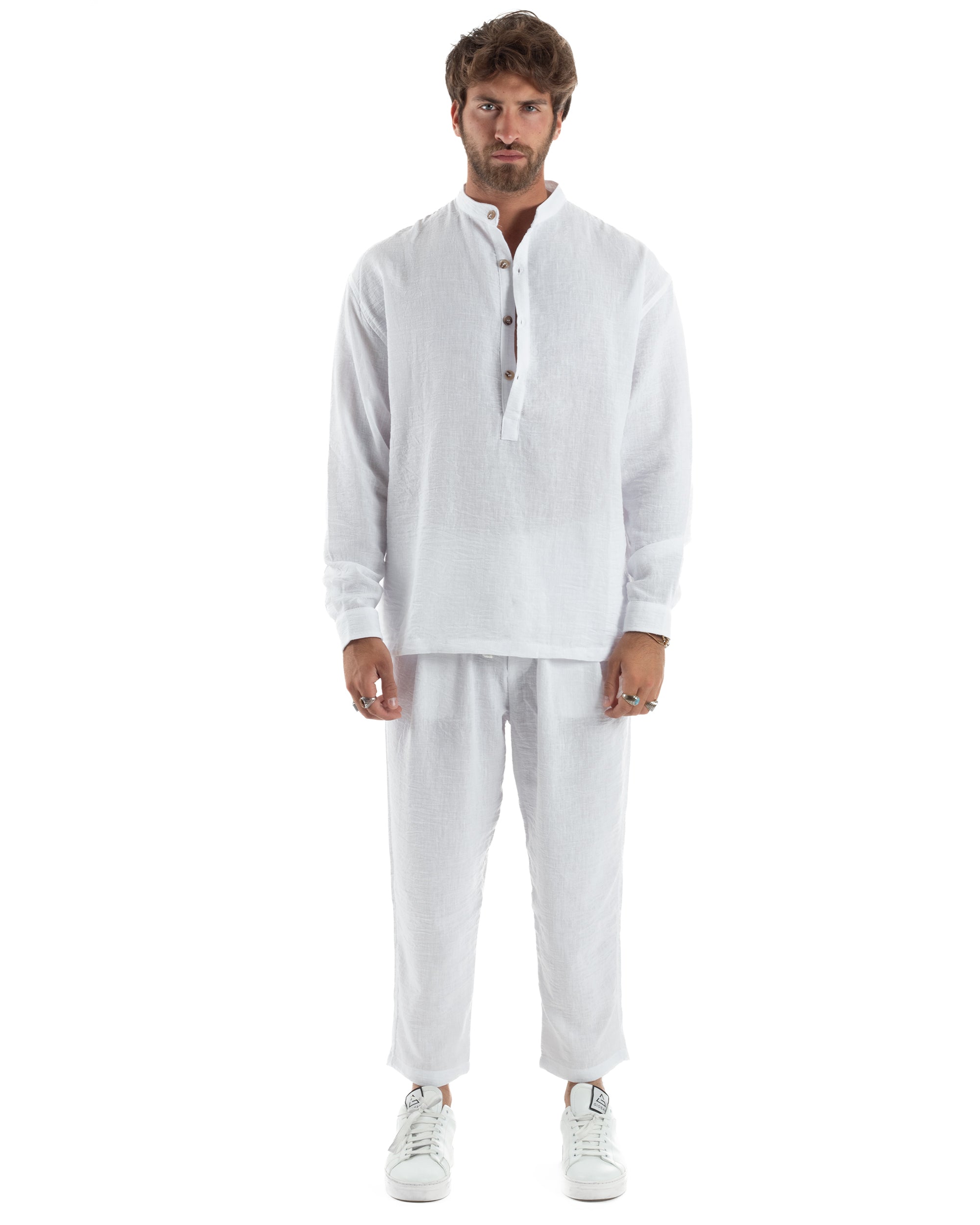 Coordinato Camicia Jogger Fiammato OU2514A