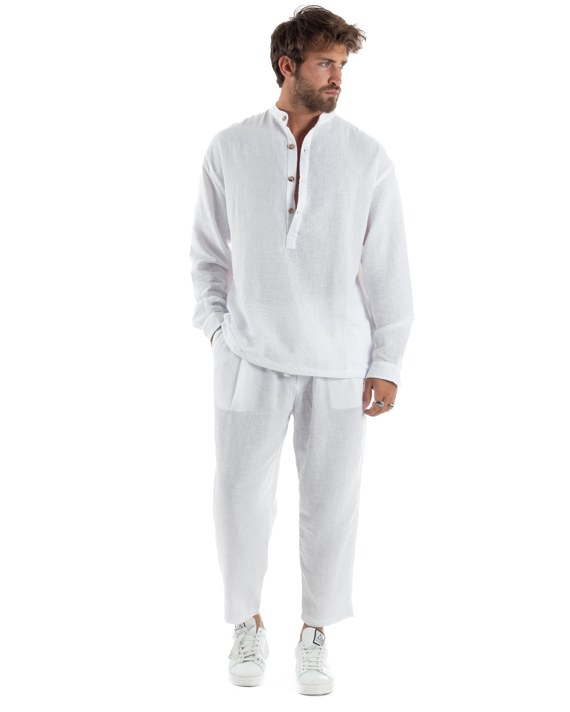 Coordinato Camicia Jogger Fiammato OU2514A