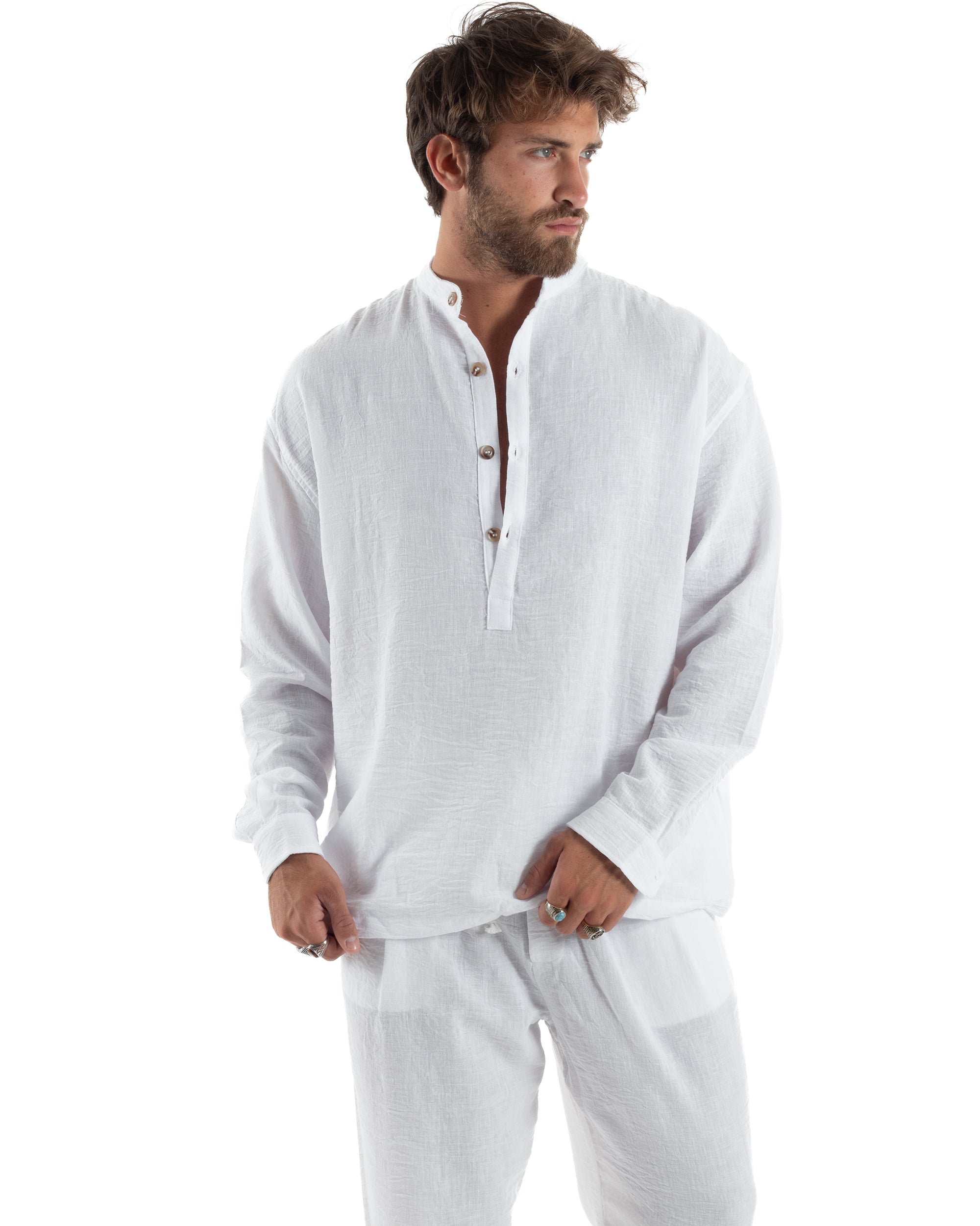 Coordinato Camicia Jogger Fiammato OU2514A