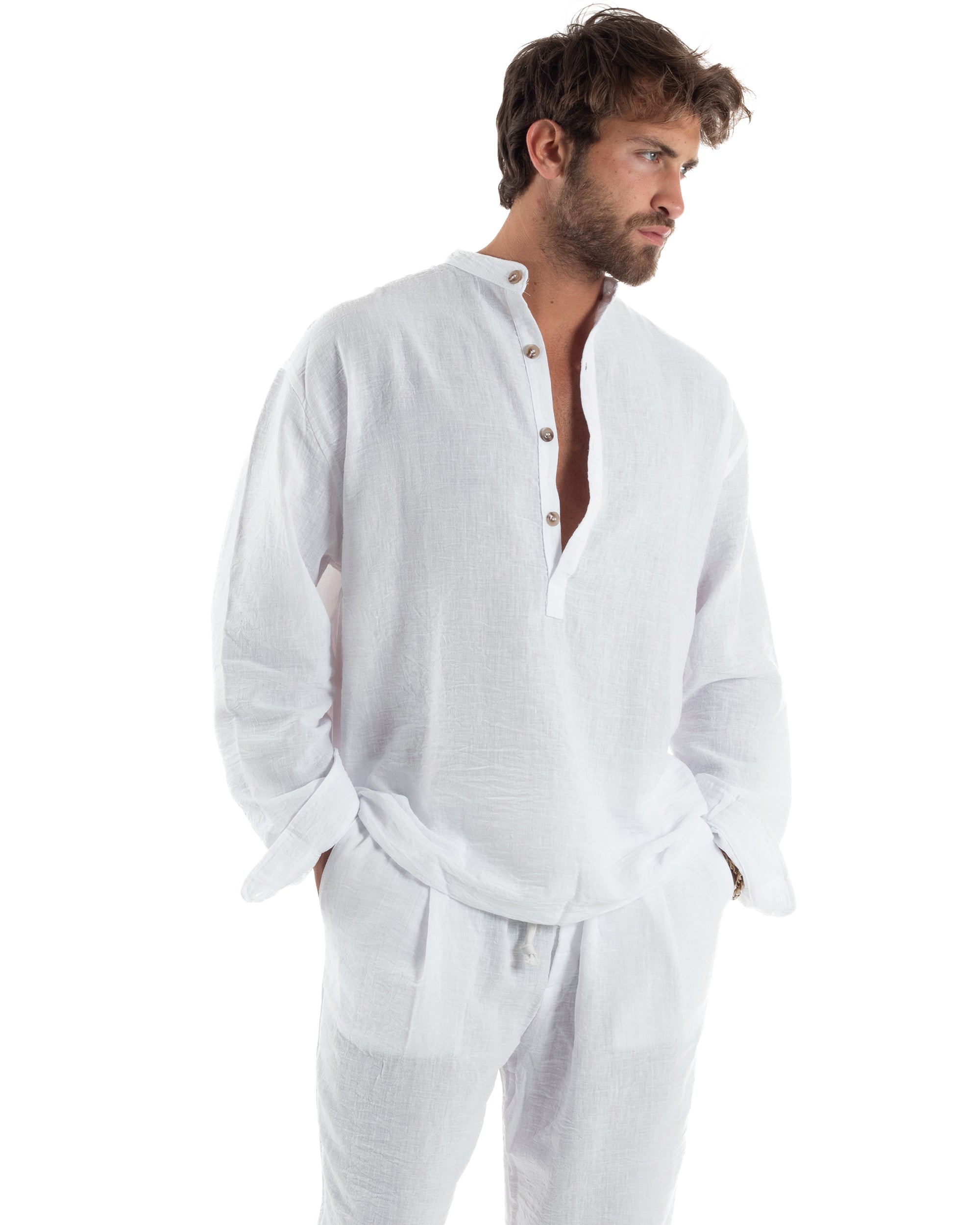 Coordinato Camicia Jogger Fiammato OU2514A