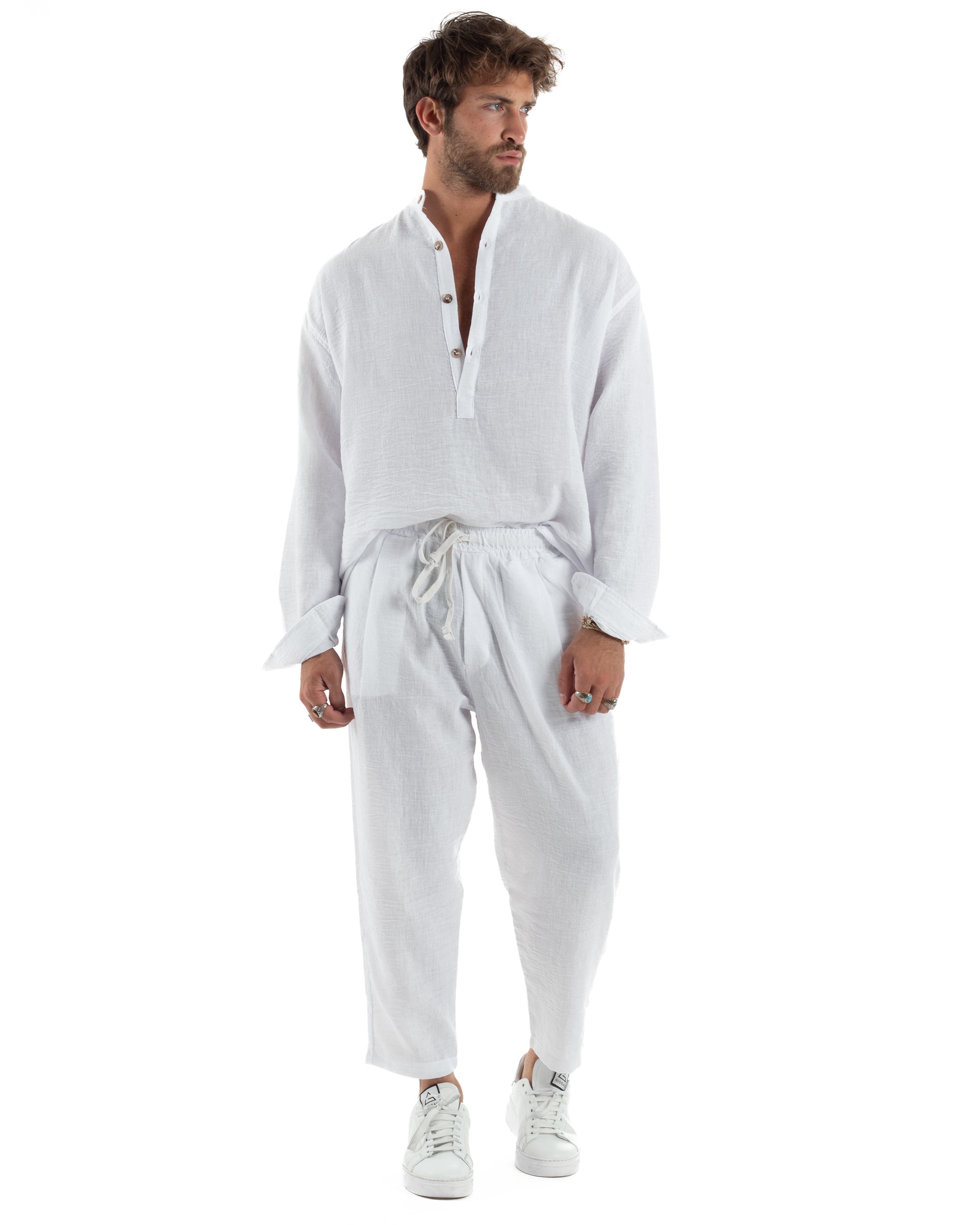 Coordinato Camicia Jogger Fiammato OU2514A