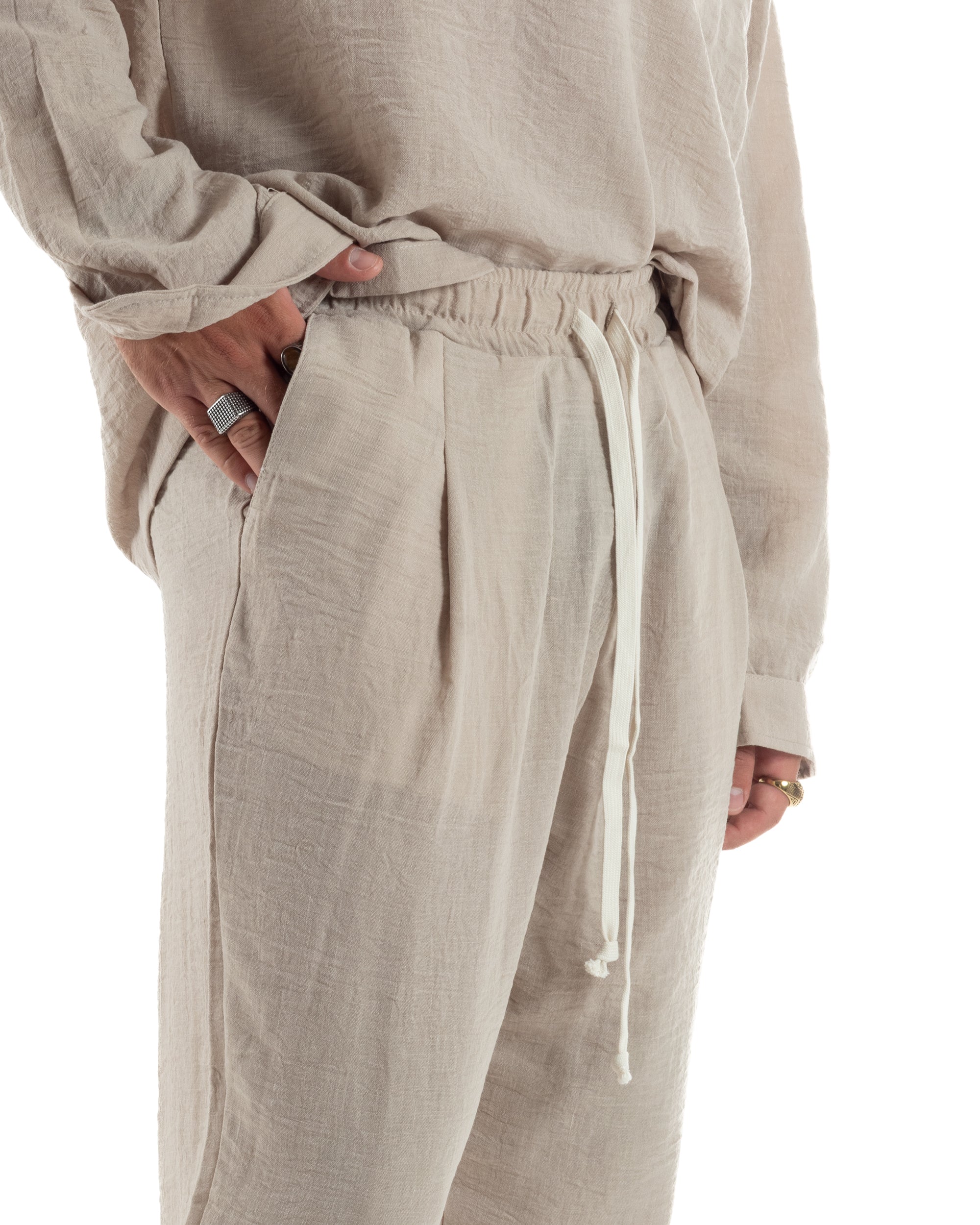 Coordinato Camicia Jogger Fiammato OU2516A