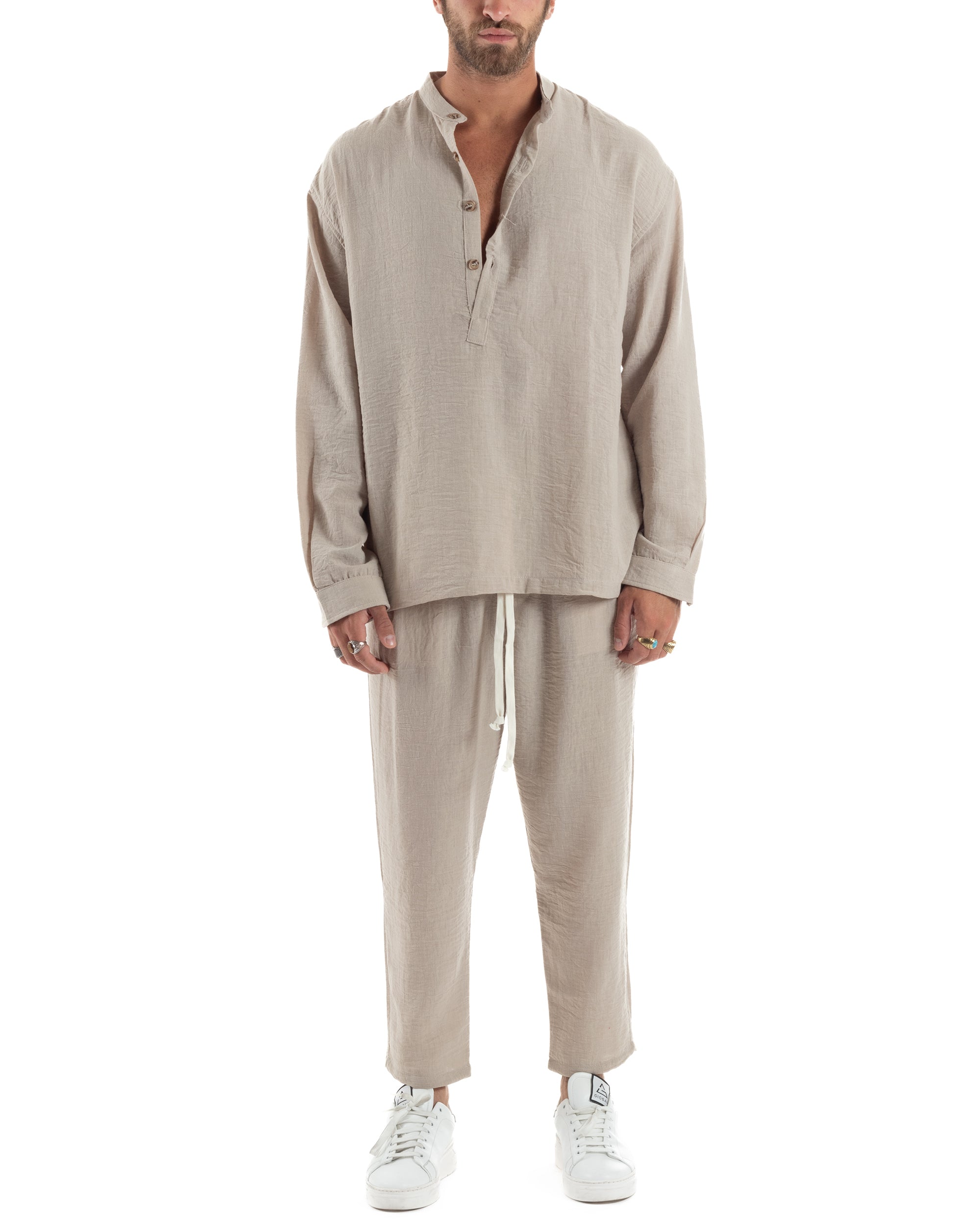 Coordinato Camicia Jogger Fiammato OU2516A