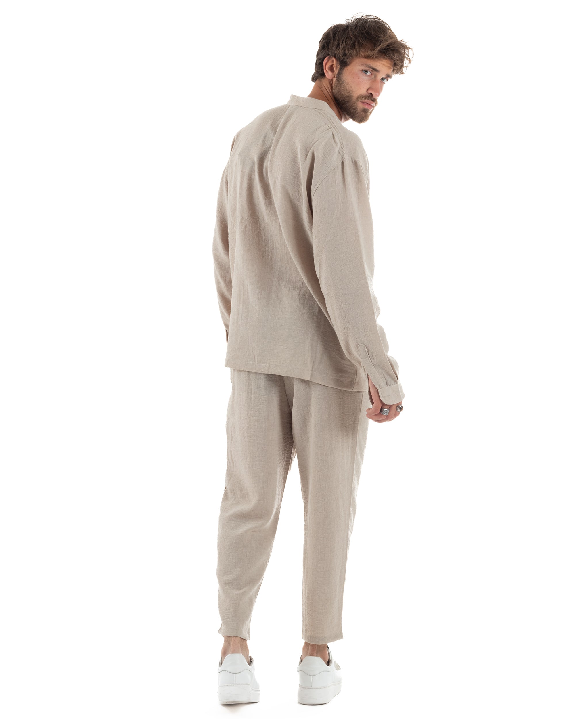 Coordinato Camicia Jogger Fiammato OU2516A