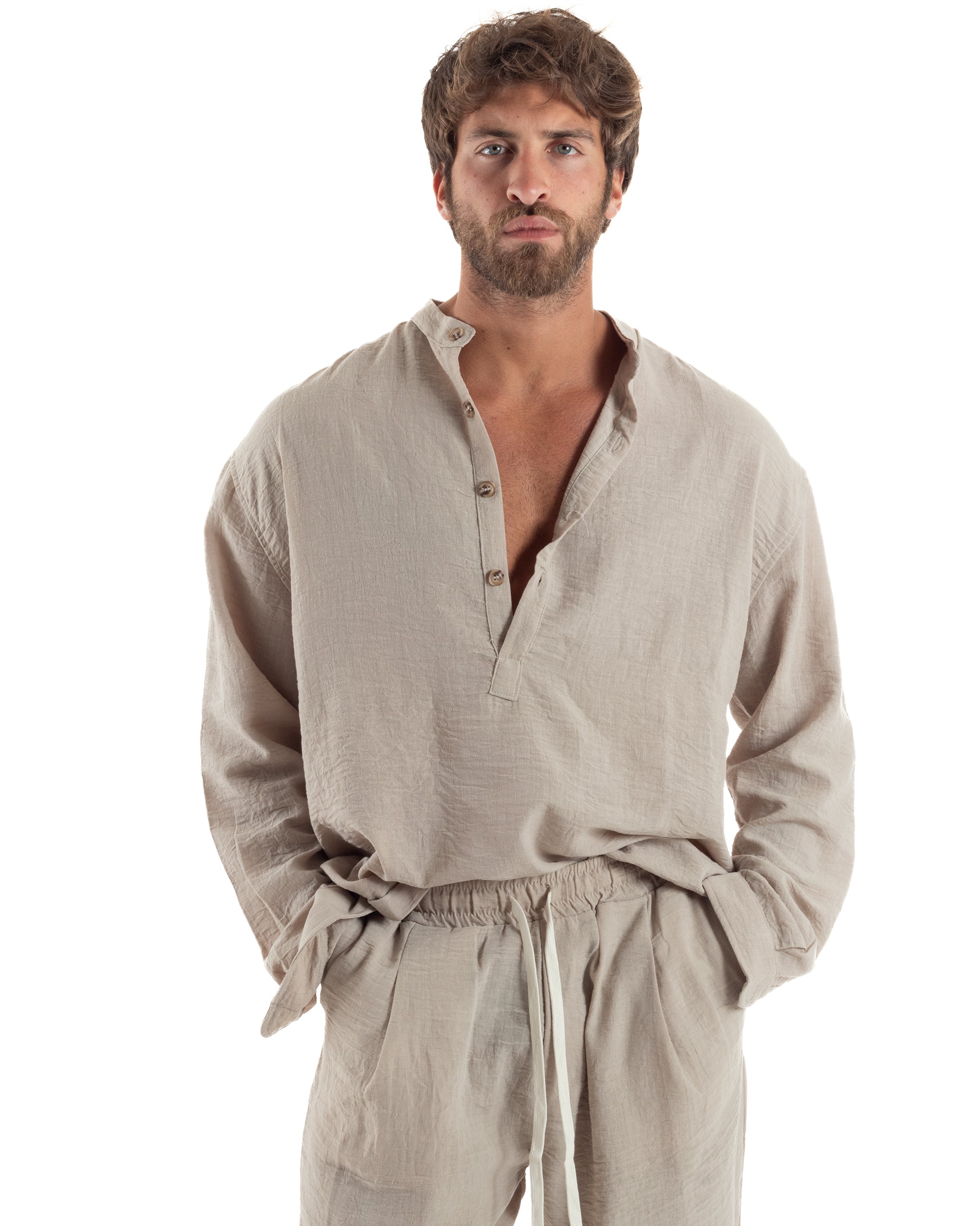 Coordinato Camicia Jogger Fiammato OU2516A