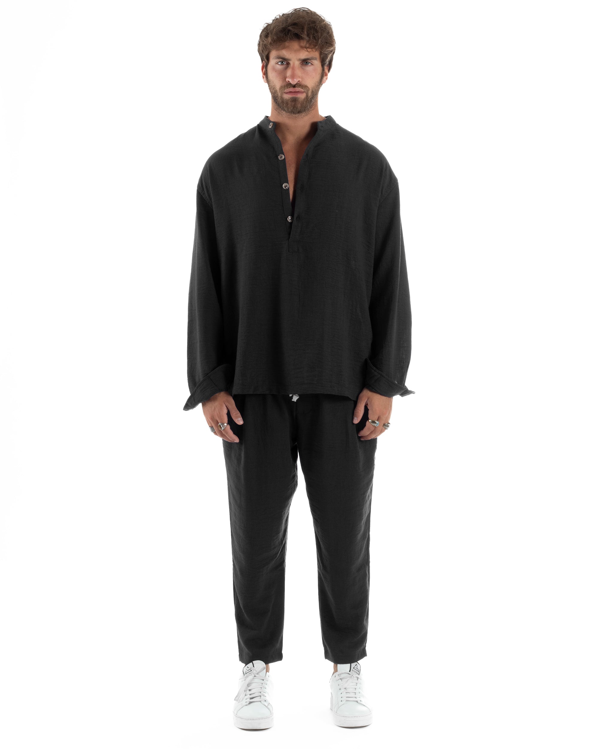 Coordinato Camicia Jogger Fiammato OU2517A