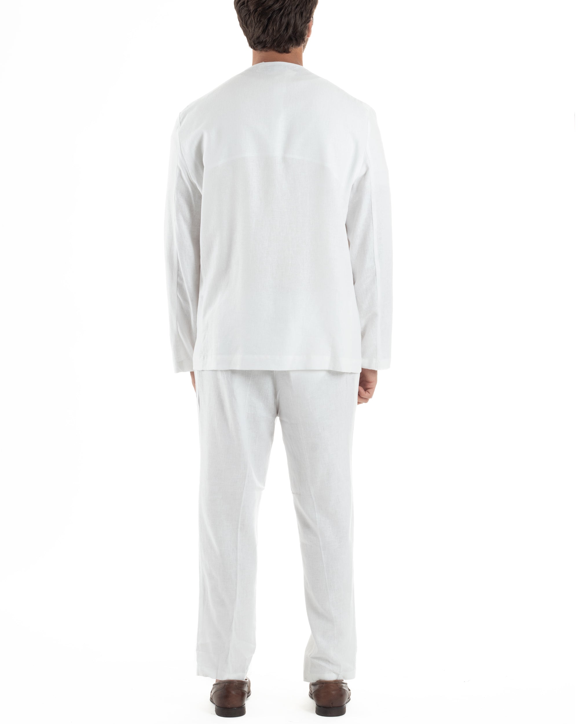 Completo Giacca Pantaloni Lino OU2519A