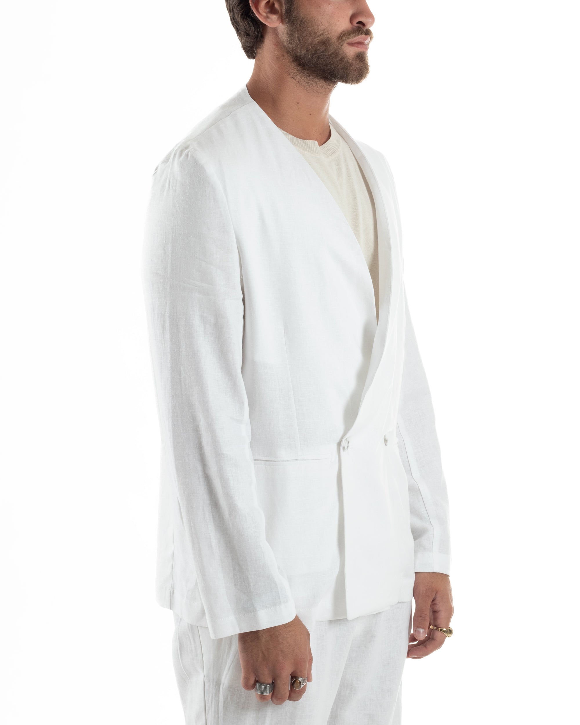 Completo Giacca Pantaloni Lino OU2519A