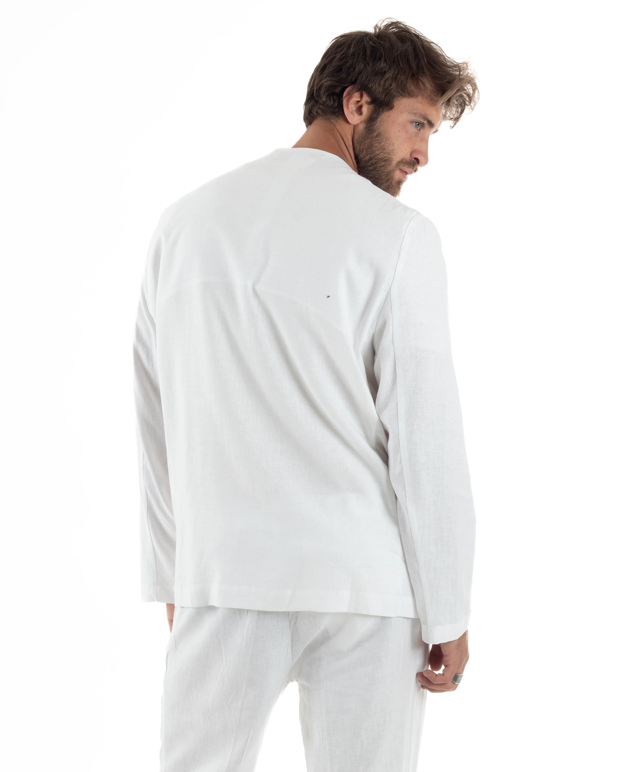 Completo Giacca Pantaloni Lino OU2519A