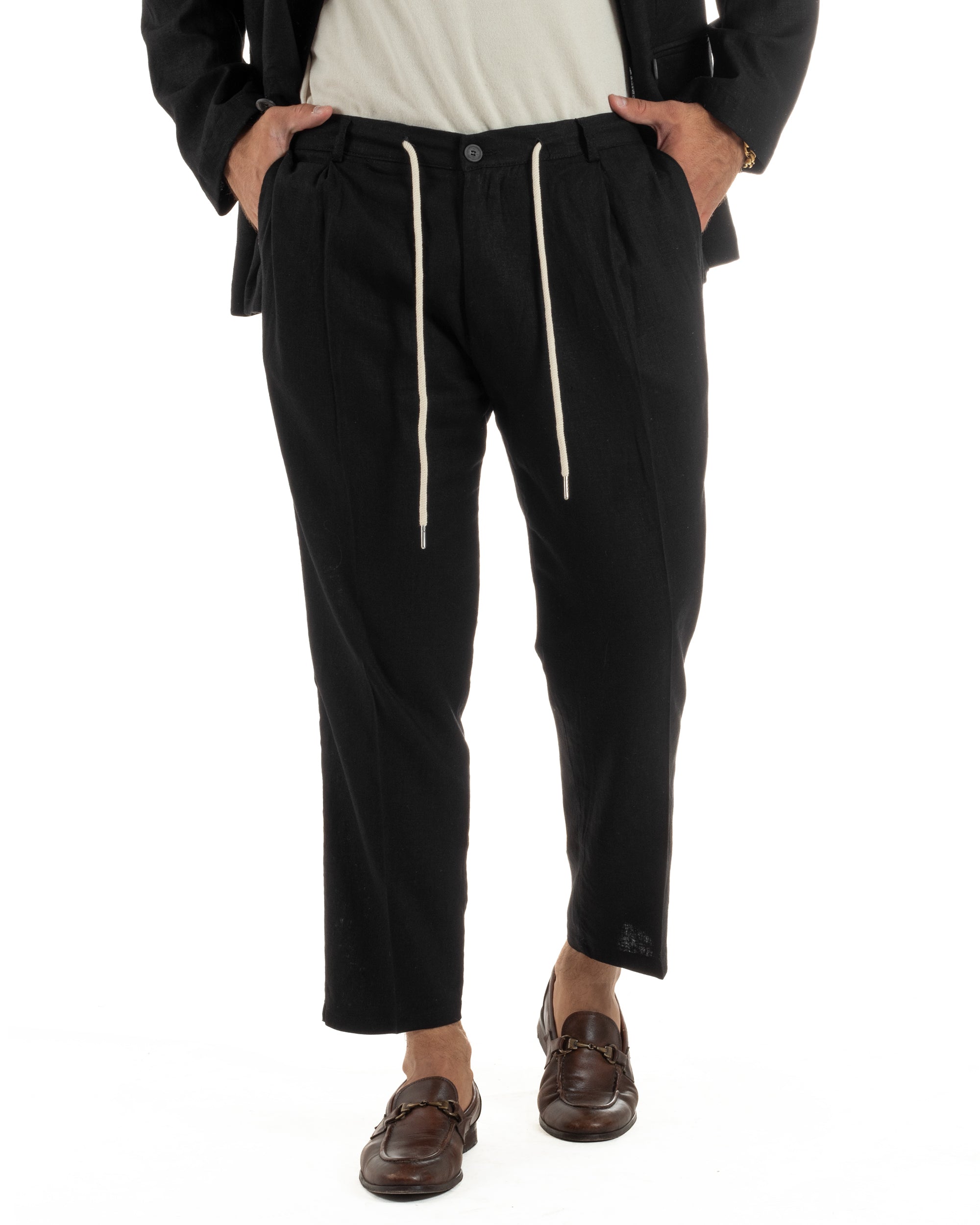 Completo Giacca Pantaloni Lino OU2521A