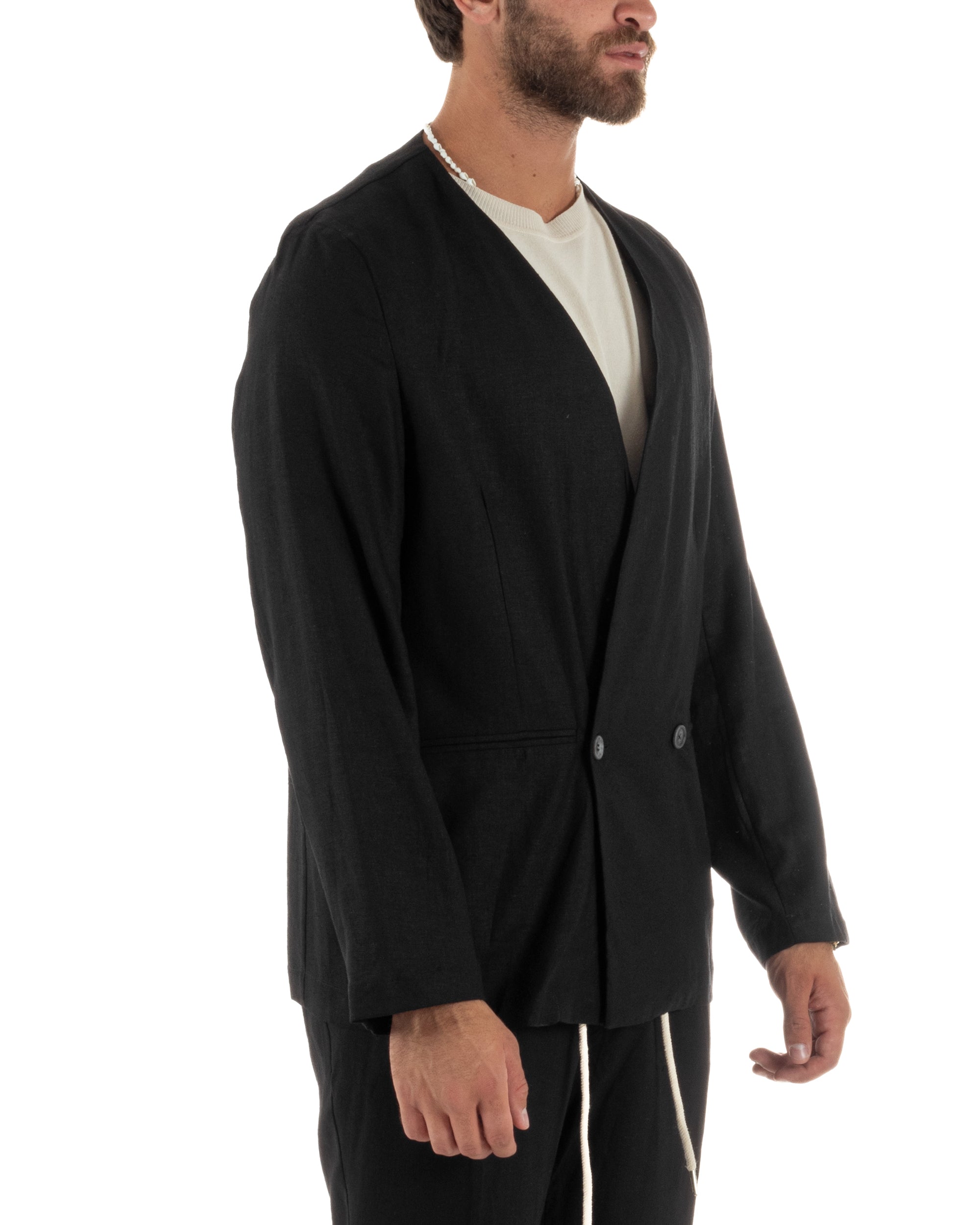 Completo Giacca Pantaloni Lino OU2521A