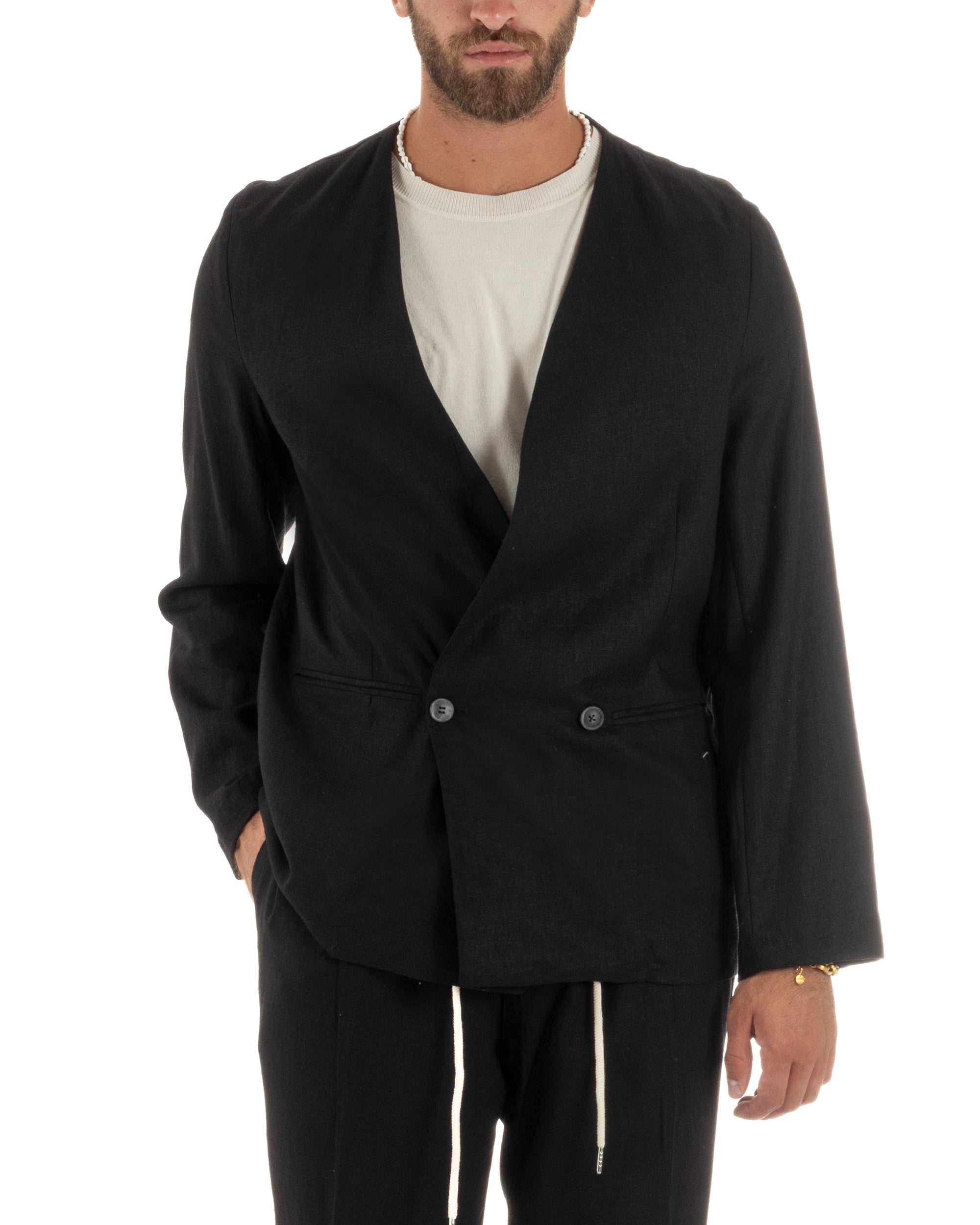 Completo Giacca Pantaloni Lino OU2521A