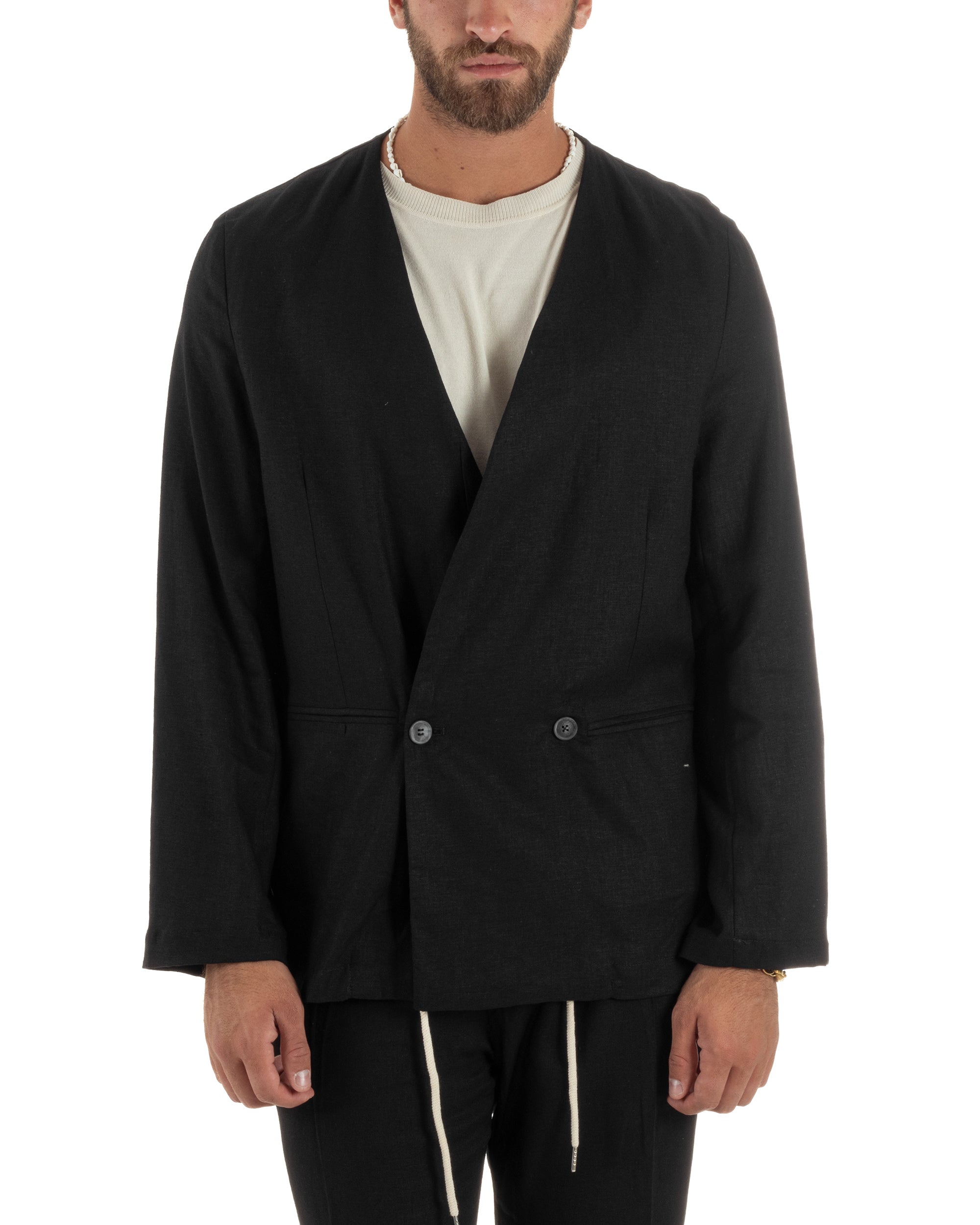 Completo Giacca Pantaloni Lino OU2521A