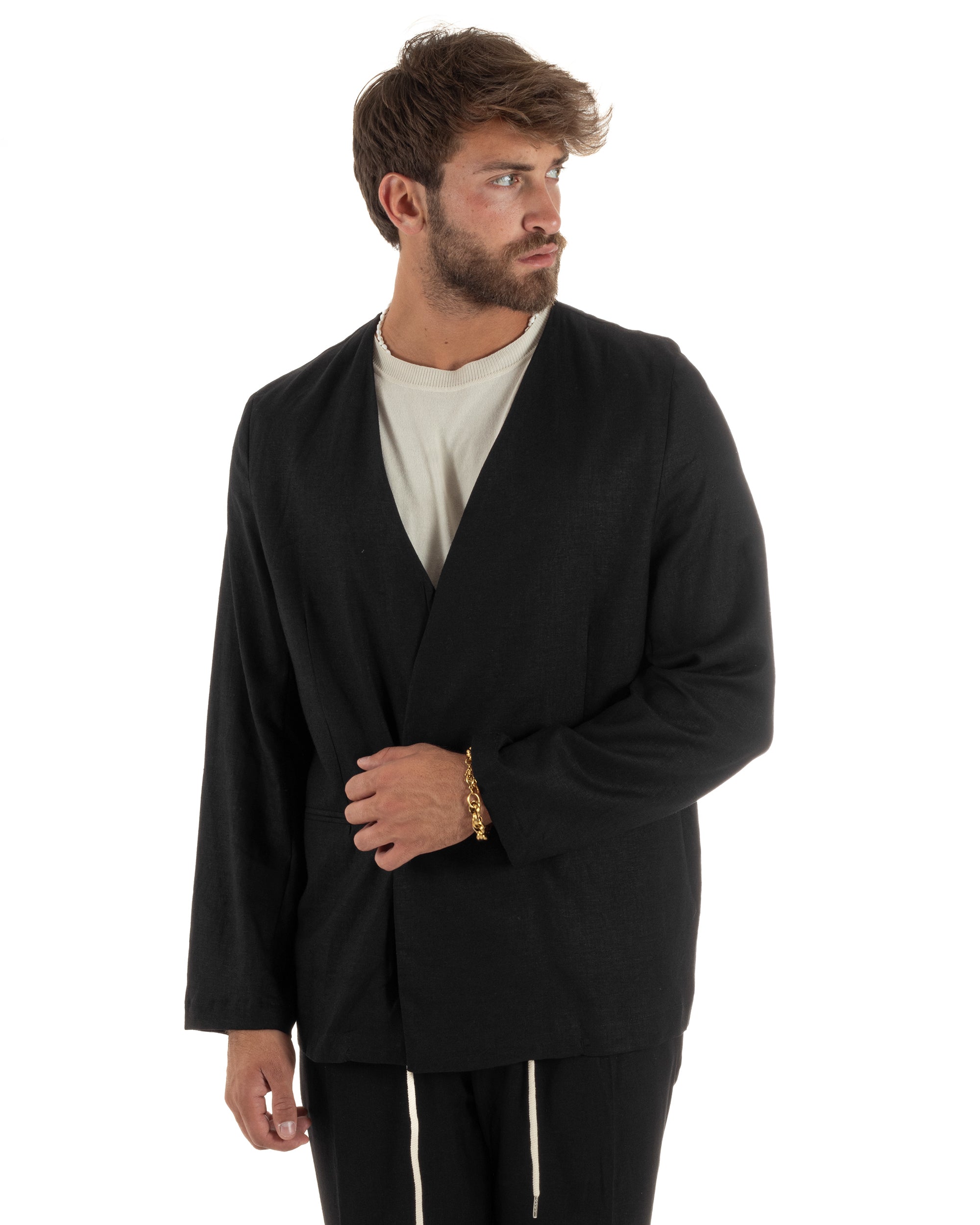 Completo Giacca Pantaloni Lino OU2521A